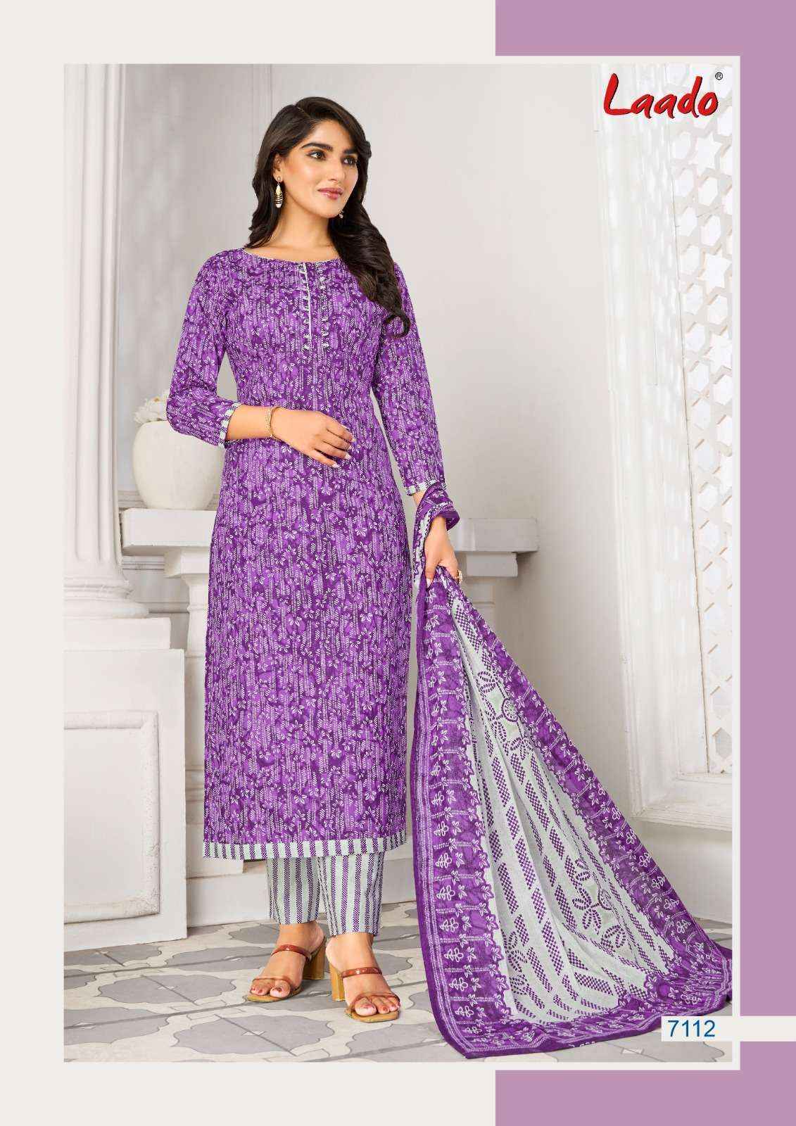 LAADO VOL 71 COTTON PRINTS REGULAR WEAR DRESS MATERIAL ( 20 PCS CATALOG )