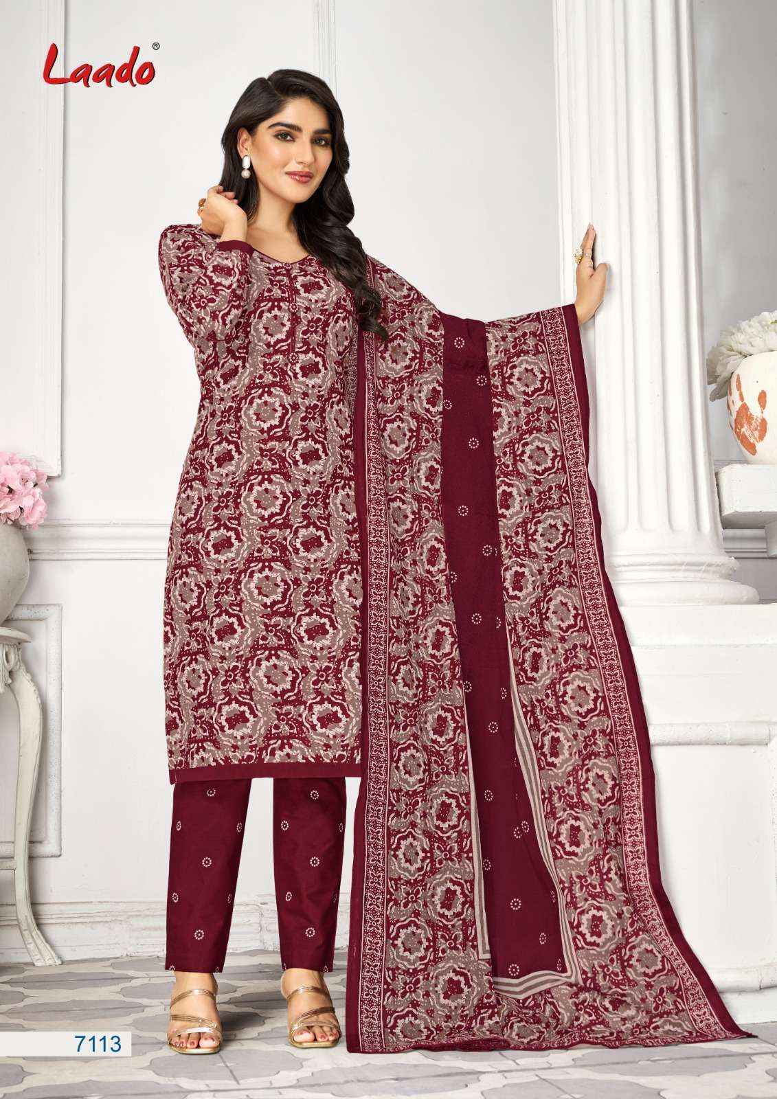 LAADO VOL 71 COTTON PRINTS REGULAR WEAR DRESS MATERIAL ( 20 PCS CATALOG )