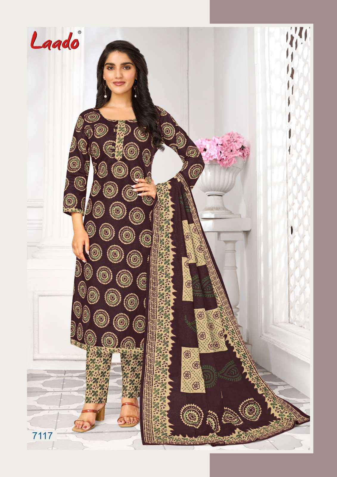 LAADO VOL 71 COTTON PRINTS REGULAR WEAR DRESS MATERIAL ( 20 PCS CATALOG )