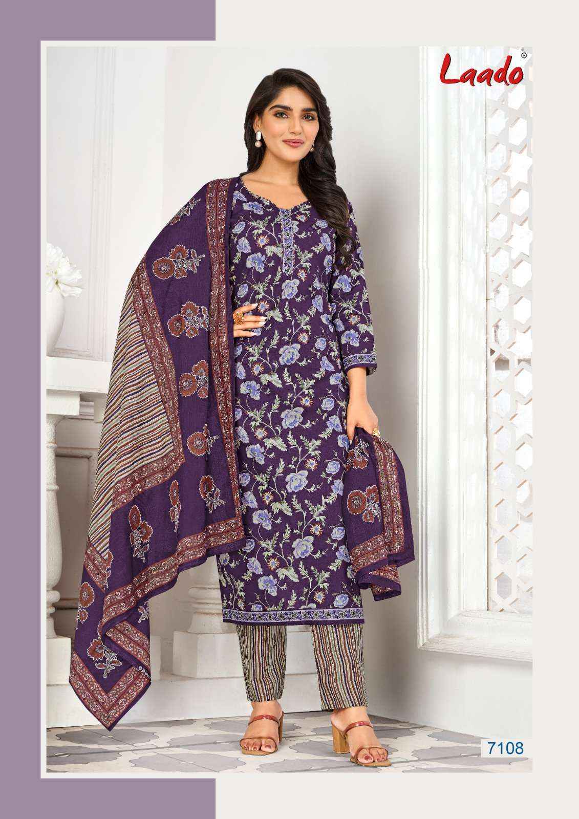 LAADO VOL 71 COTTON PRINTS REGULAR WEAR DRESS MATERIAL ( 20 PCS CATALOG )