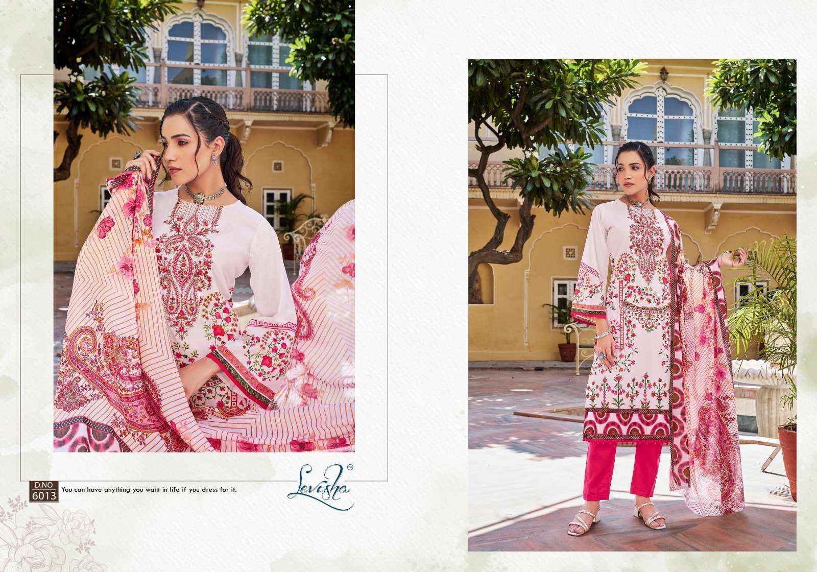 LEVISHA NAIRA NX VOL 6 COTTON PAKISTANI DRESS MATERIAL ( 8 PCS CATALOG )