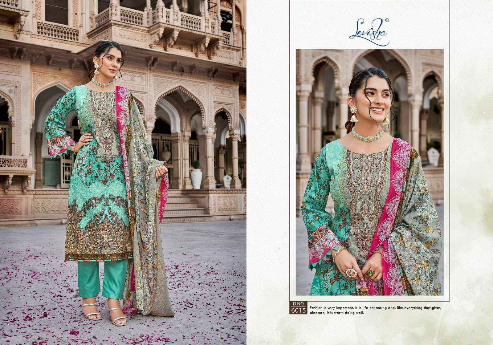 LEVISHA NAIRA NX VOL 6 COTTON PAKISTANI DRESS MATERIAL ( 8 PCS CATALOG )