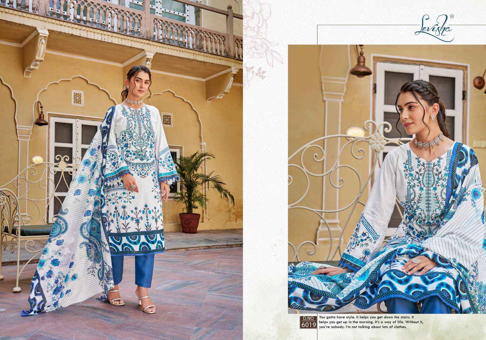 LEVISHA NAIRA NX VOL 6 COTTON PAKISTANI DRESS MATERIAL ( 8 PCS CATALOG )