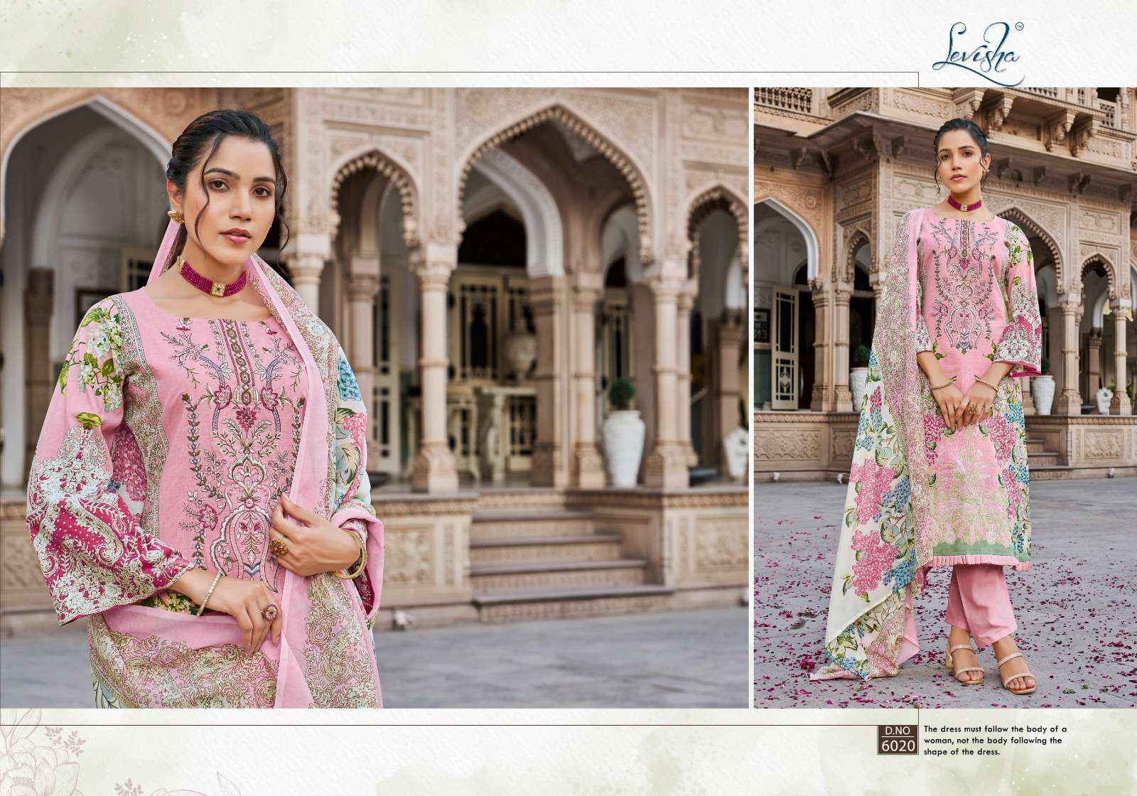 LEVISHA NAIRA NX VOL 6 COTTON PAKISTANI DRESS MATERIAL ( 8 PCS CATALOG )