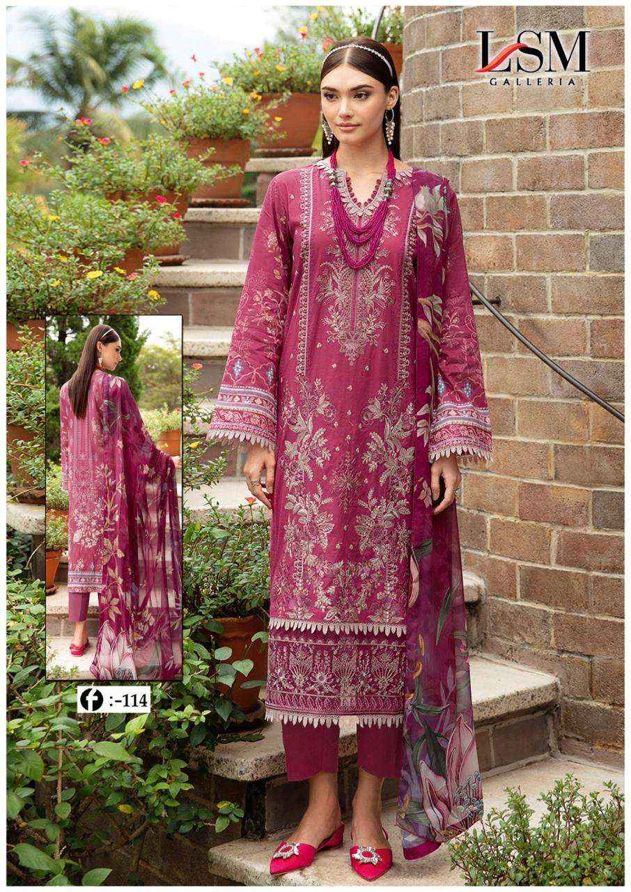 LSM GALLERIA FIRDOUS QUEEN LAWN VOL 11 PAKISTANI SUIT ( 6 PCS CATALOG )