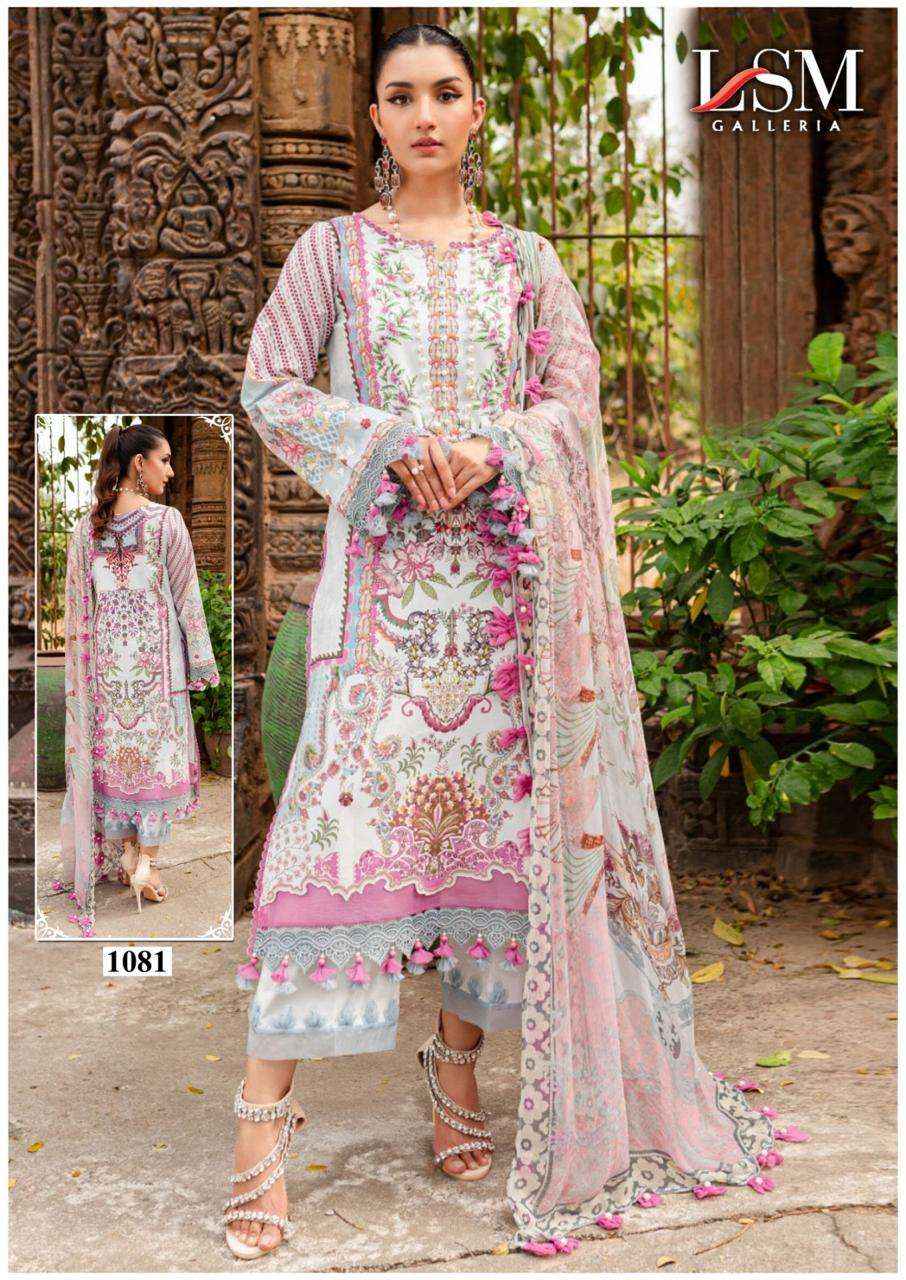 LSM GALLERIA PARIAN DREAM VOL 9 LAWN PAKISTANI SUIT ( 6 PCS CATALOG )