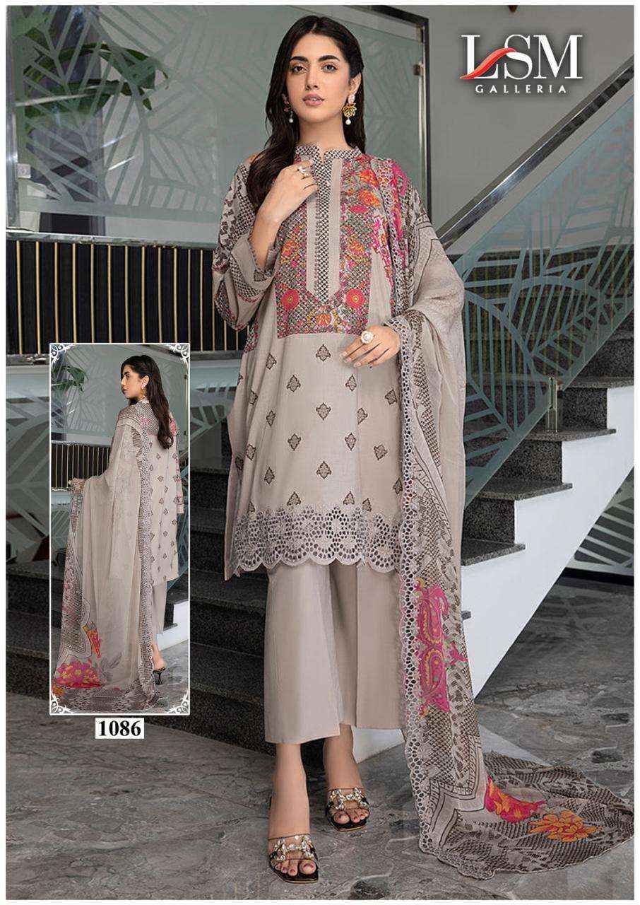 LSM GALLERIA PARIAN DREAM VOL 9 LAWN PAKISTANI SUIT ( 6 PCS CATALOG )