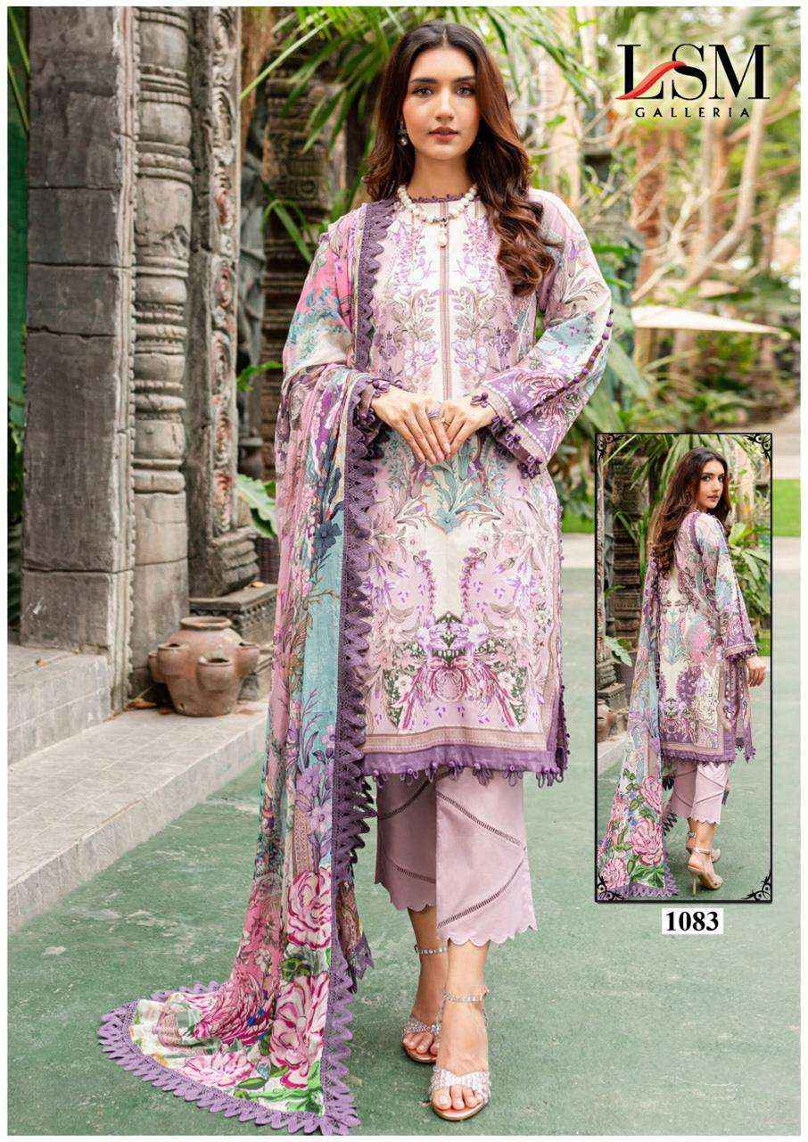 LSM GALLERIA PARIAN DREAM VOL 9 LAWN PAKISTANI SUIT ( 6 PCS CATALOG )