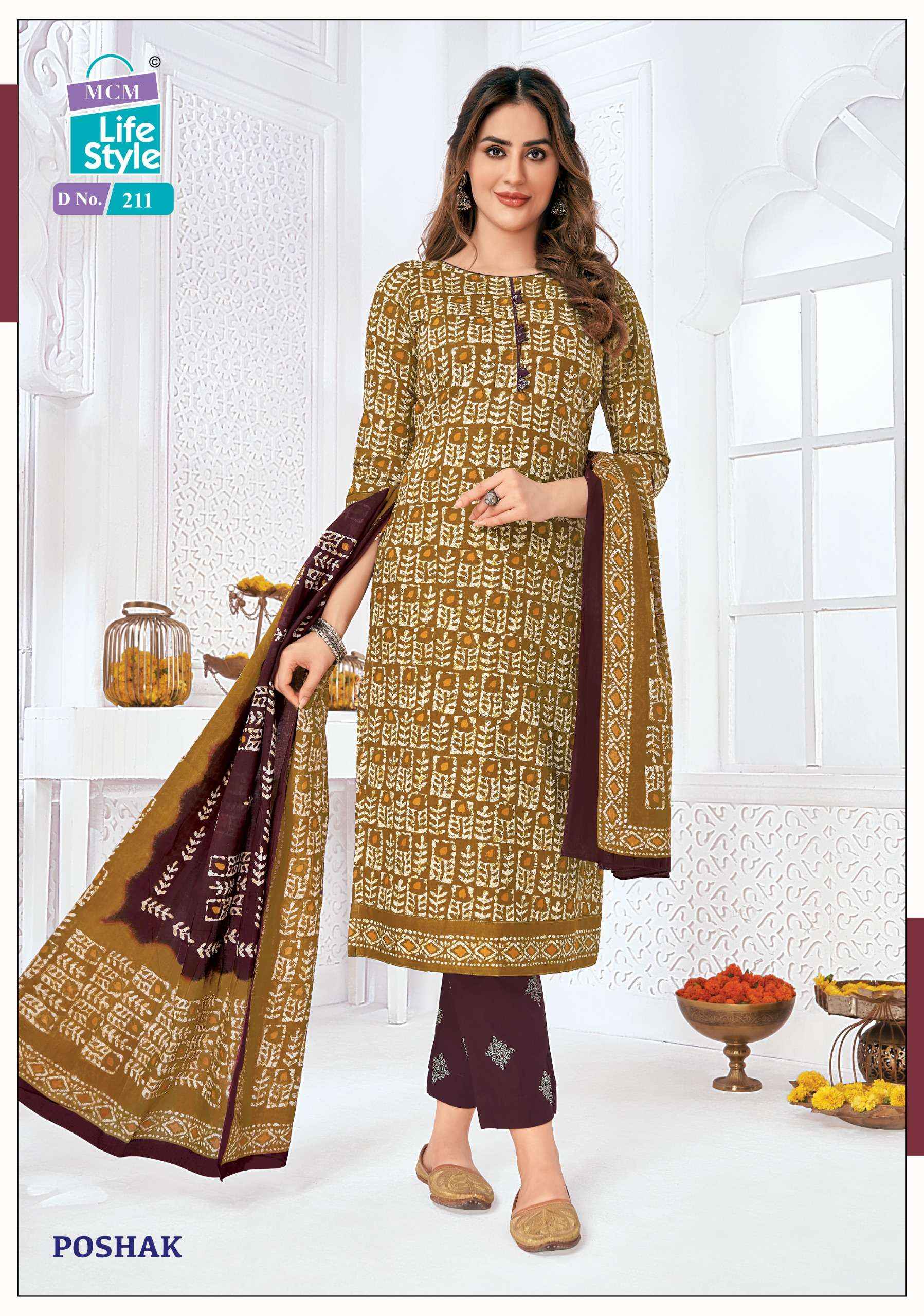 MCM LIFESTYLE POSHAK VOL 2 COTTON BATIK PRINT SALWAR SUIT ( 10 PCS CATALOG )