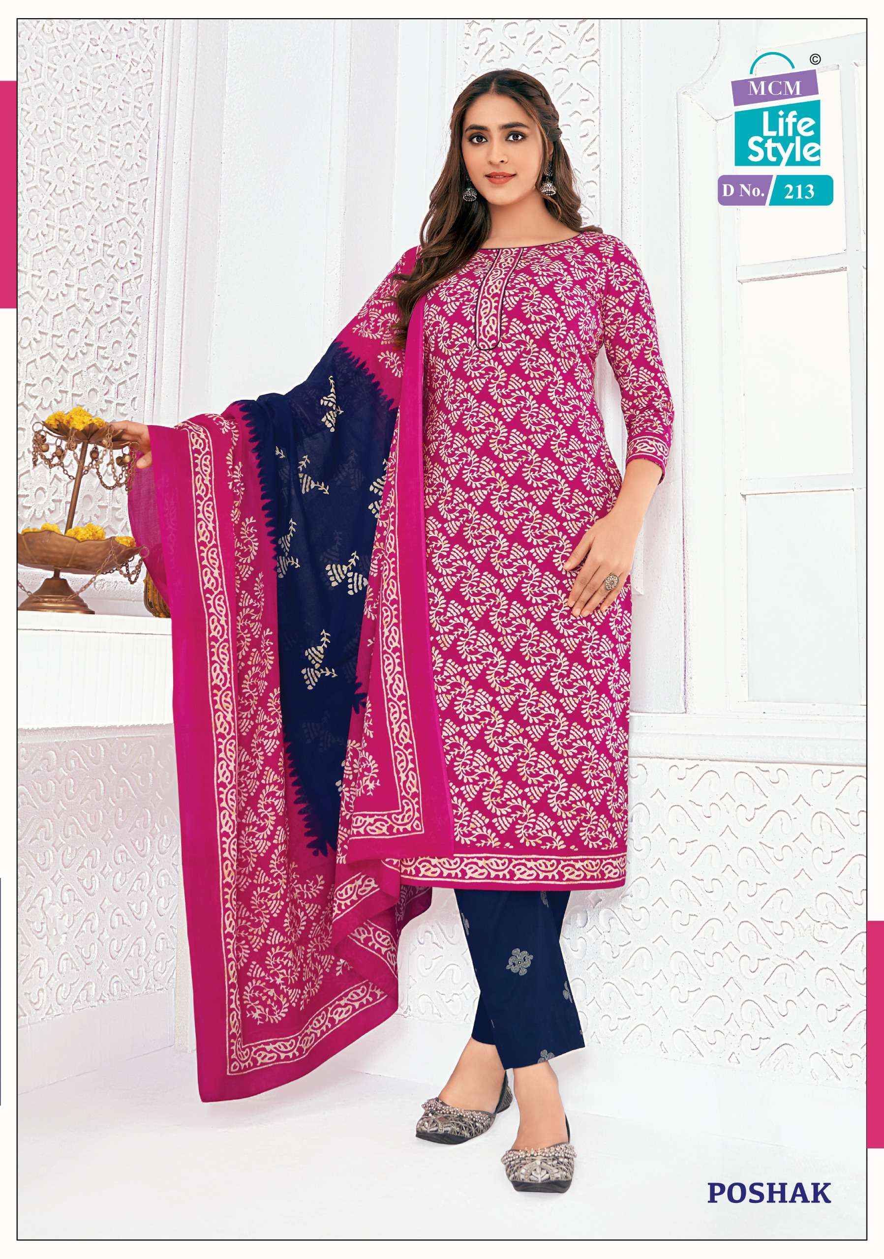 MCM LIFESTYLE POSHAK VOL 2 COTTON BATIK PRINT SALWAR SUIT ( 10 PCS CATALOG )