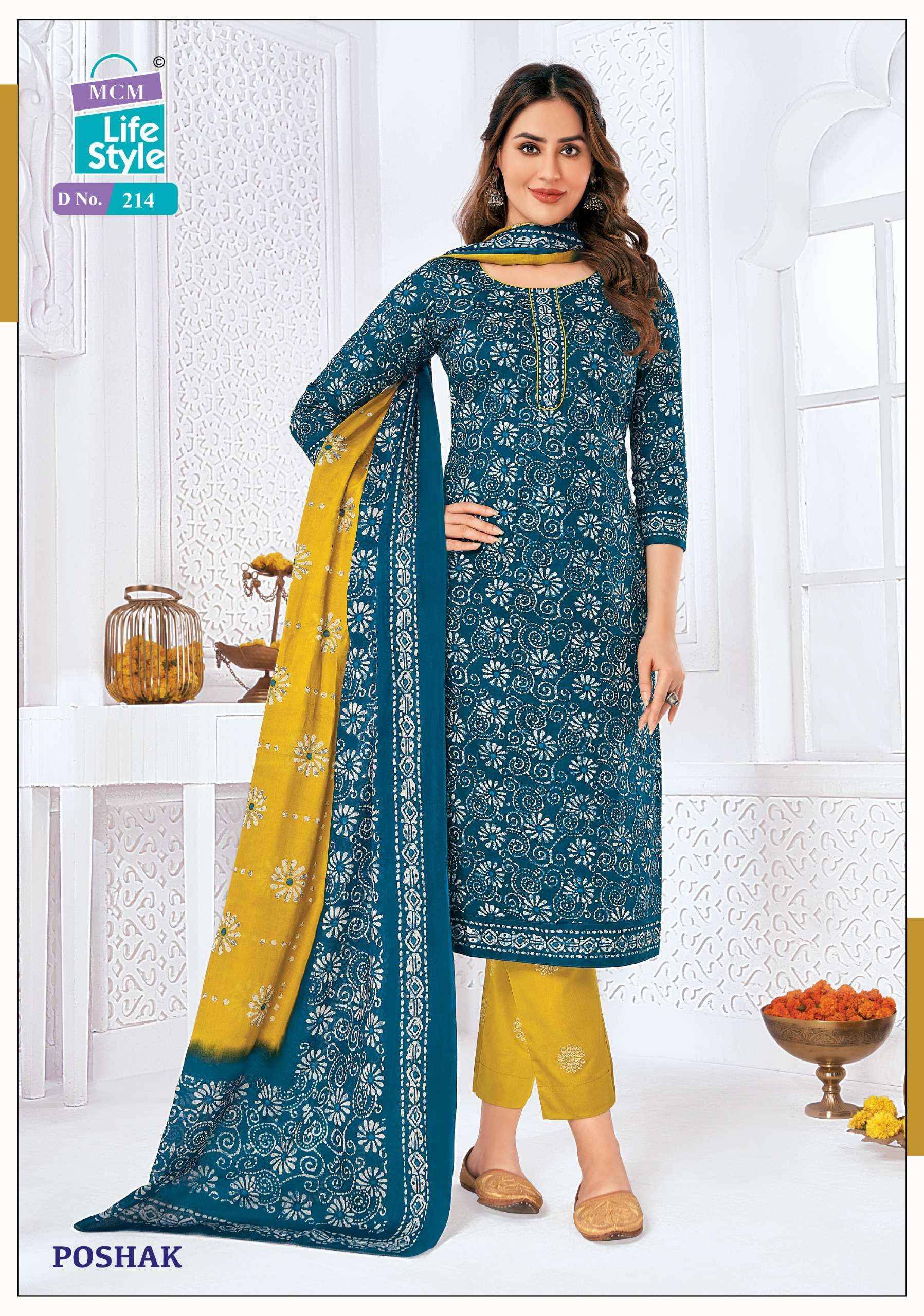 MCM LIFESTYLE POSHAK VOL 2 COTTON BATIK PRINT SALWAR SUIT ( 10 PCS CATALOG )