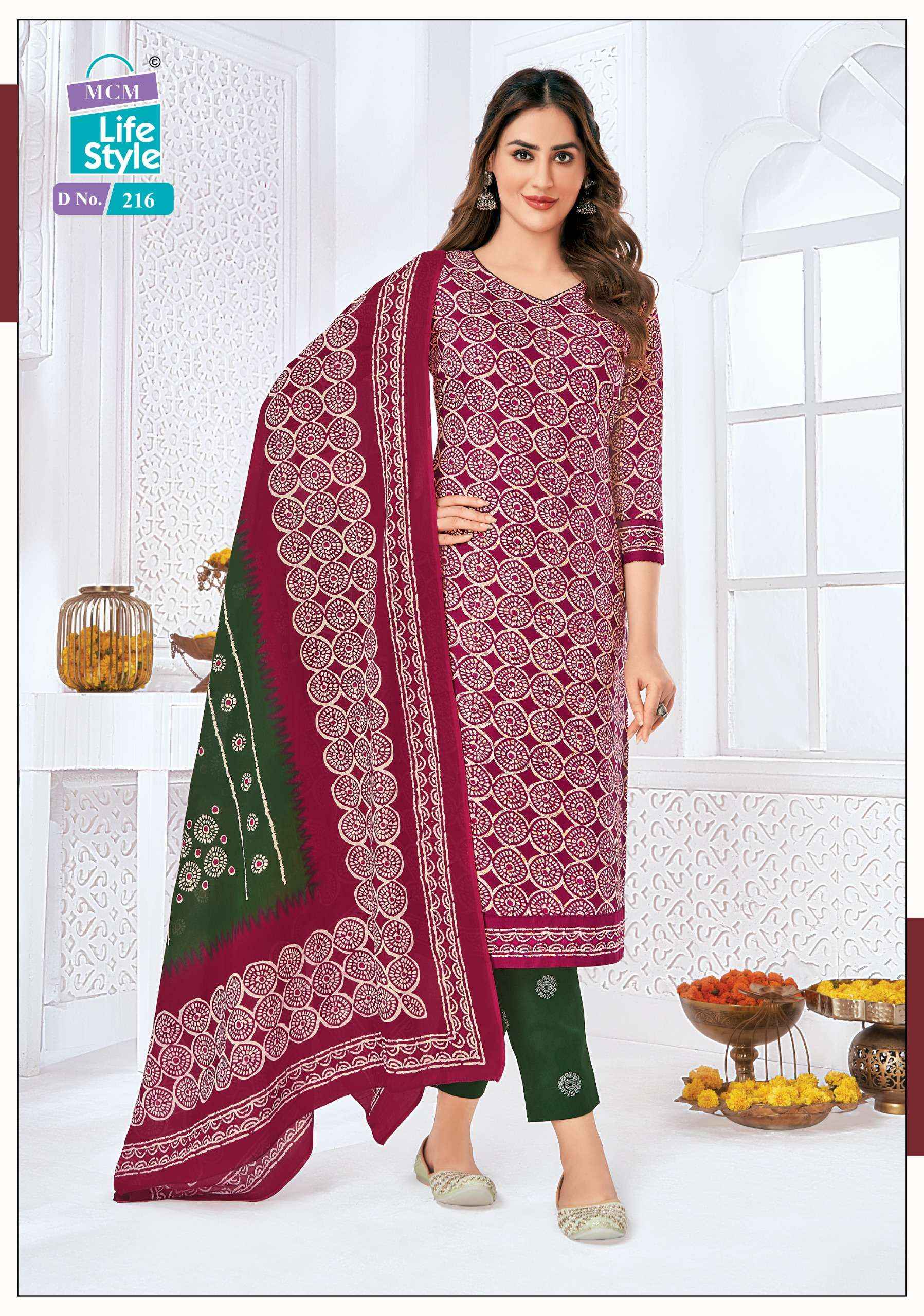 MCM LIFESTYLE POSHAK VOL 2 COTTON BATIK PRINT SALWAR SUIT ( 10 PCS CATALOG )