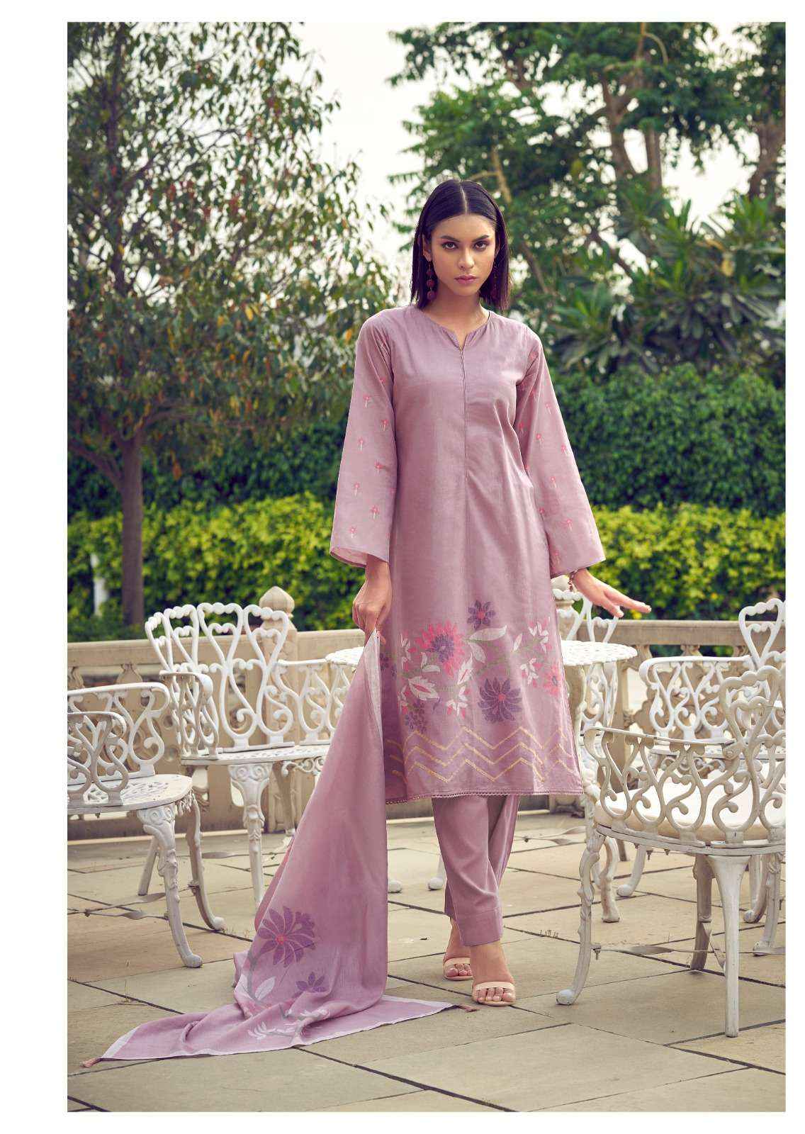 PRM TRENDZ THE ELNAZ COLLECTION LAWN COTTON LADIES SUIT ( 8 pcs catalog )