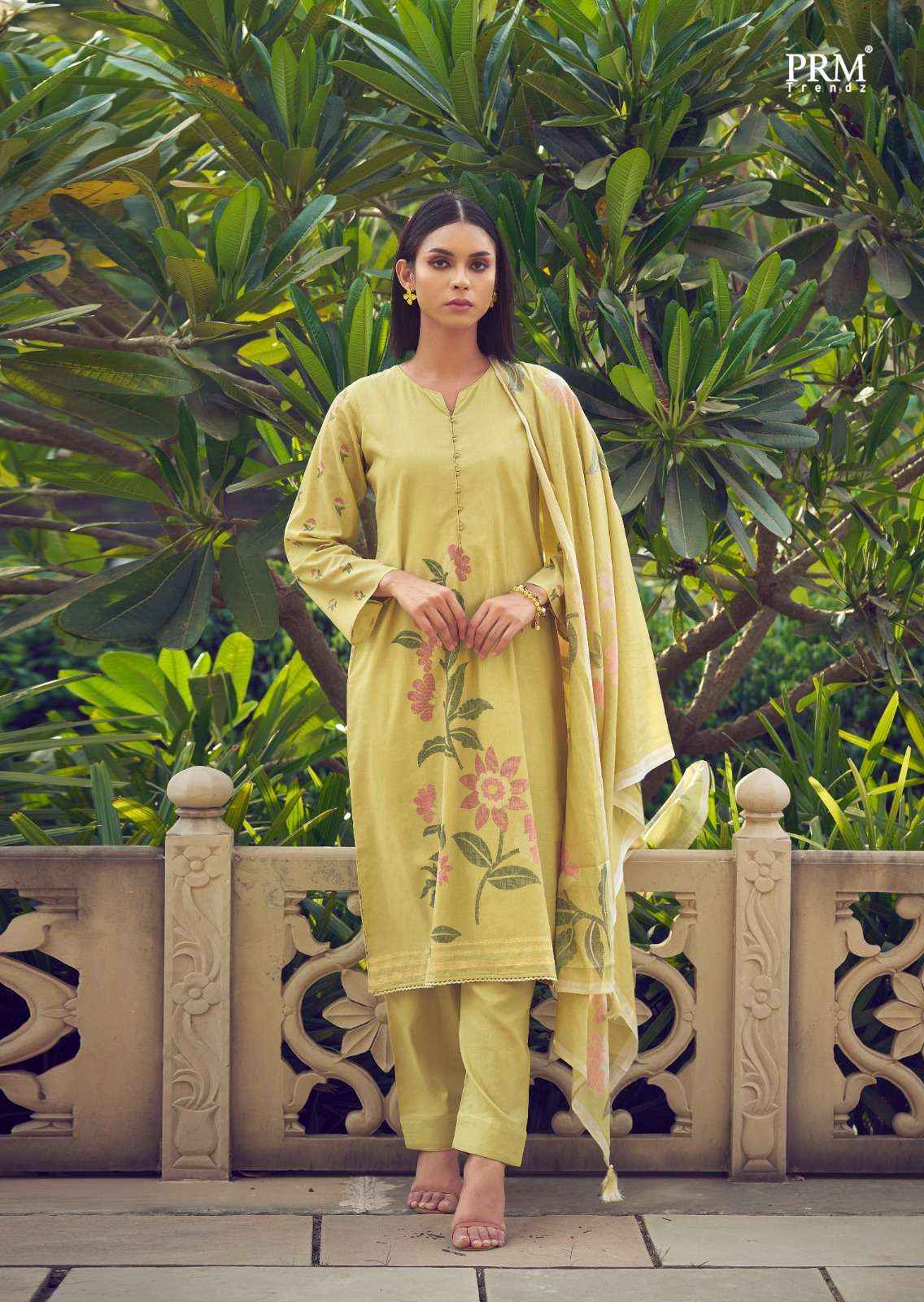 PRM TRENDZ THE ELNAZ COLLECTION LAWN COTTON LADIES SUIT ( 8 pcs catalog )