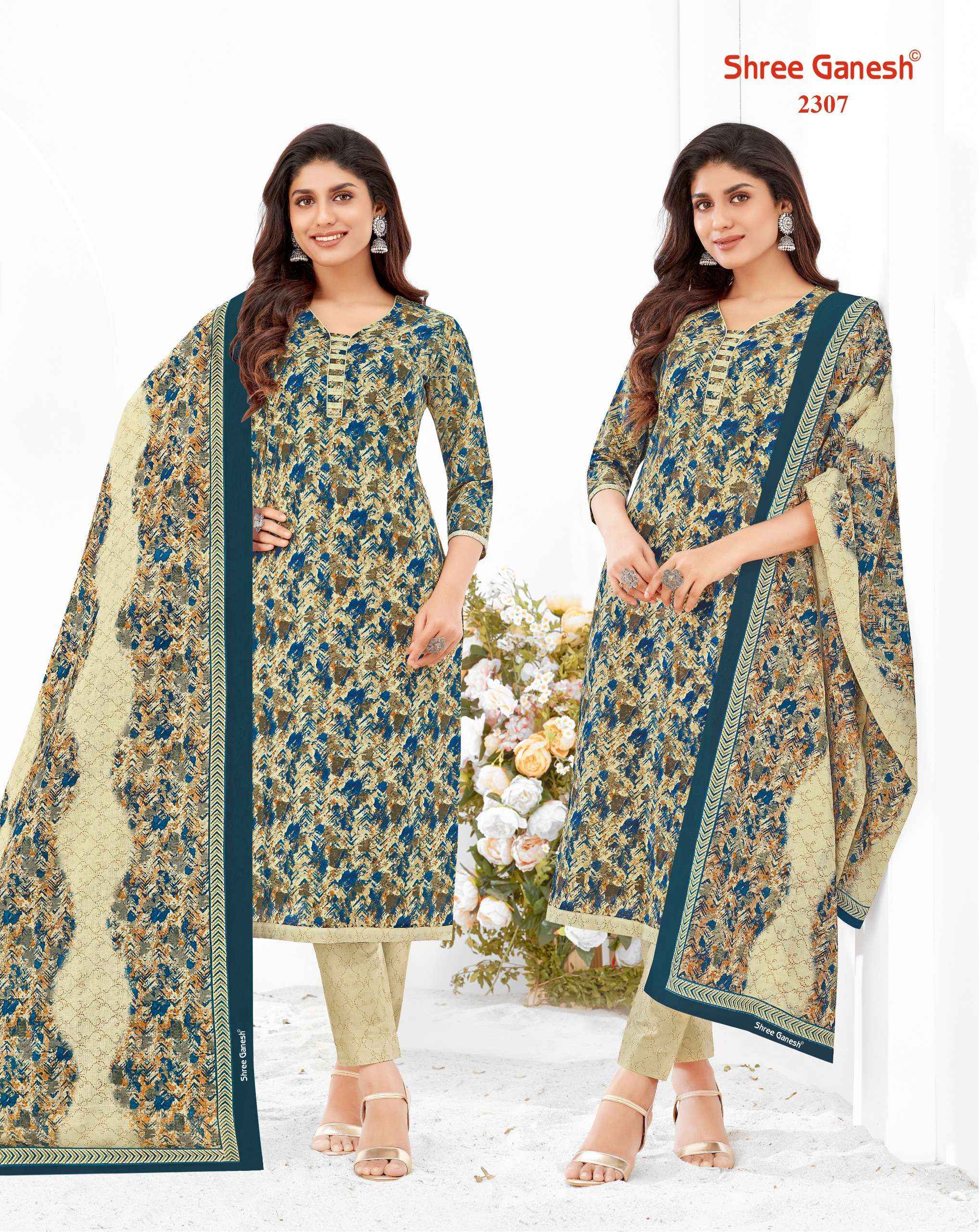 SHREE GANESH SAMAIYRA VOL 13 PURE COTTON SALWAR KAMEEZ ( 20 PCS CATALOG )