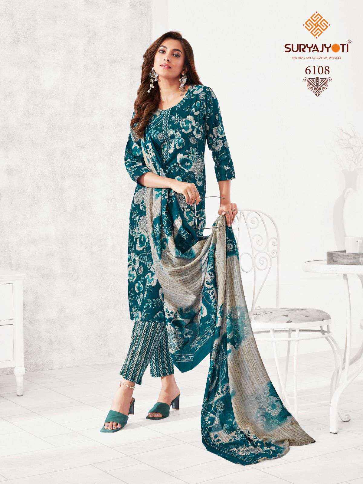 SURYAJYOTI AFREEN VOL 3 COTTON PRINT SALWAR SUIT ( 10 PCS CATALOG )