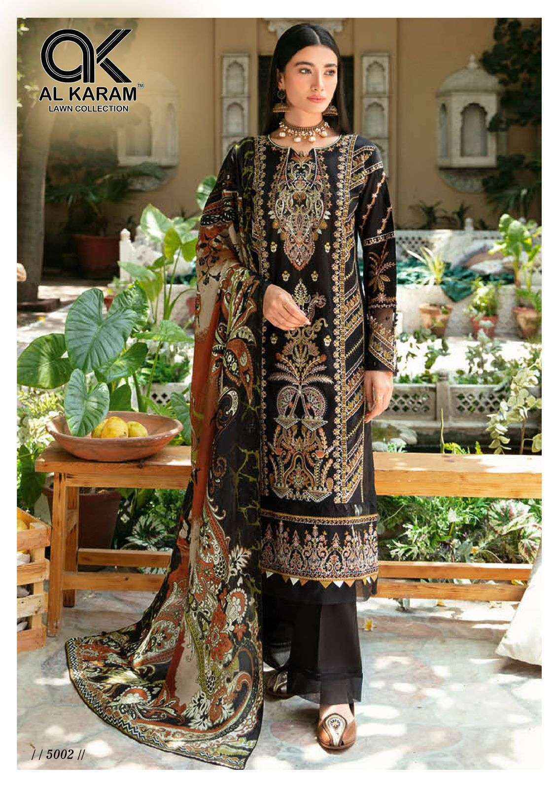 AL KARAM QUEENS COURT VOL 5 COTTON PAKISTANI SUITS ( 6 PCS CATALOG )