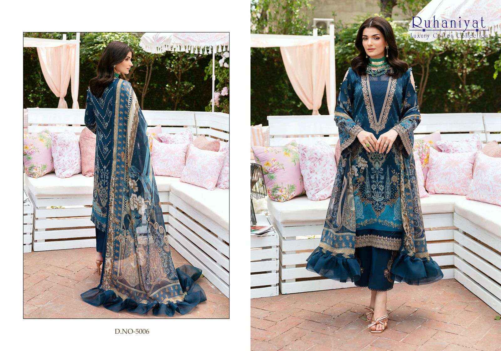 ASIFA NABEEL RUHANIYAT VOL 5 COTTON DIGITAL PRINT SUIT ( 6 pcs catalog )