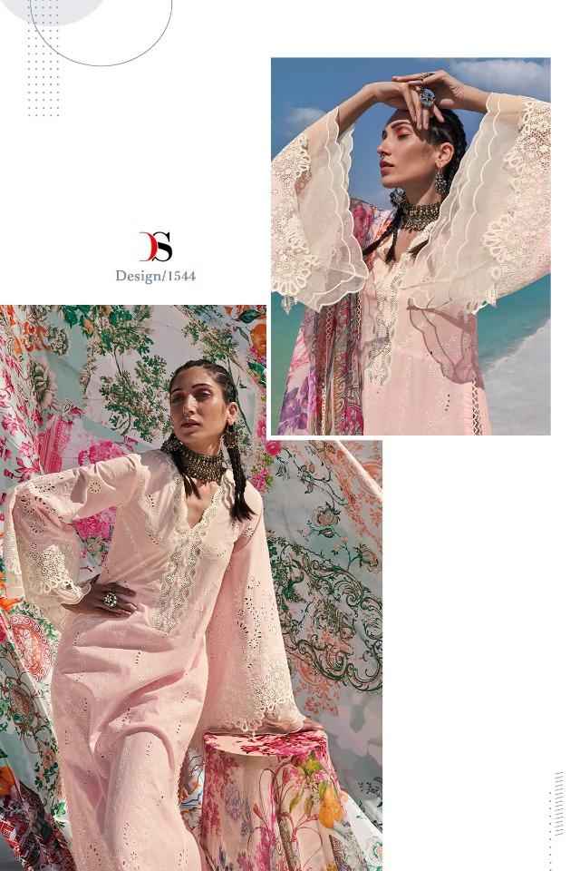 DEEPSY MUSHQ VOL 2 PAKISTANI DESIGNER SUITS ( 5 PCS CATALOG )