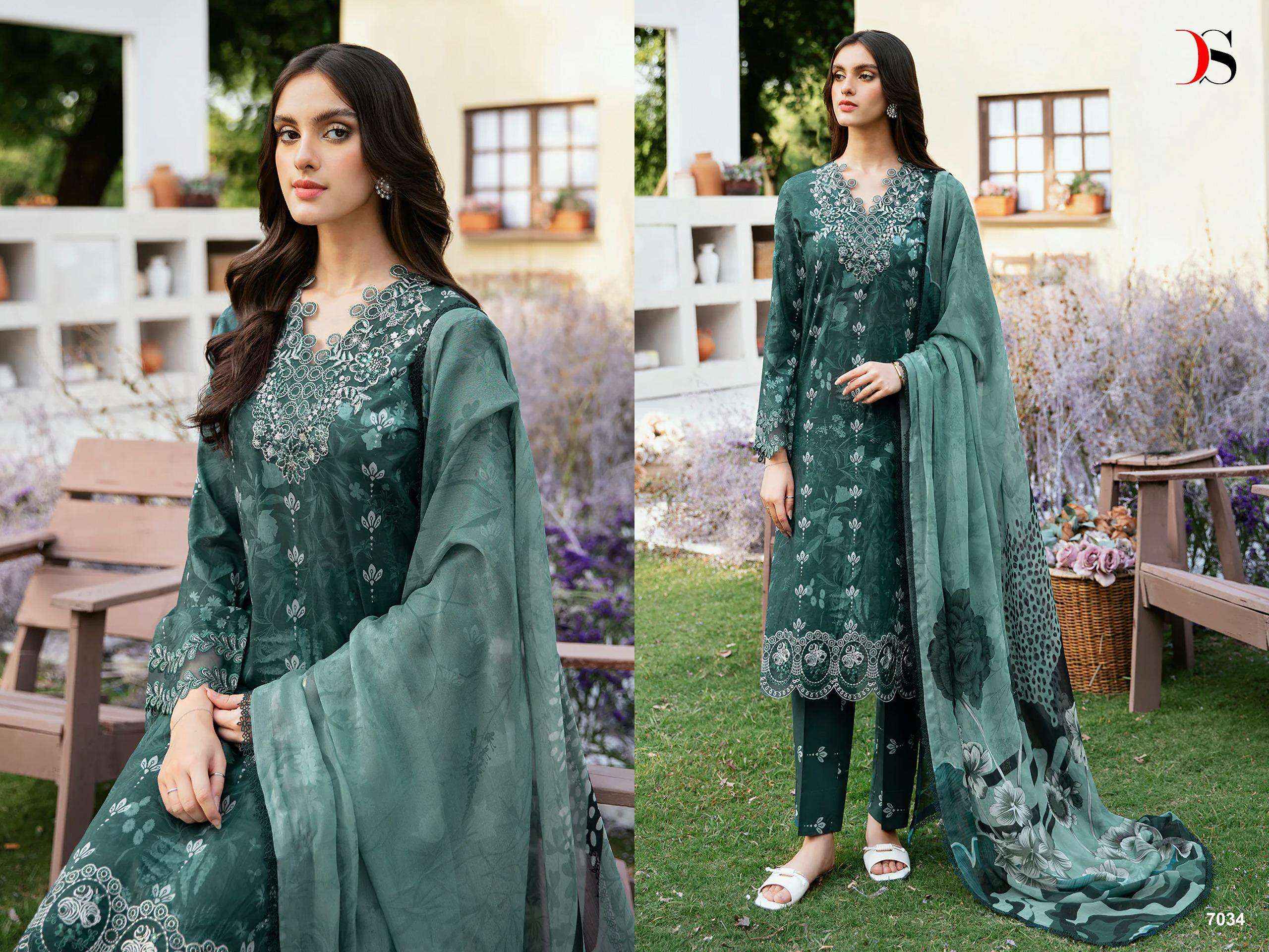 DEEPSY SUITS RAMSHA RUNGREZ LUXURY LAWN 24 VOL 3 COTTON DESIGNER SUIT ( 6 pcs catalog )