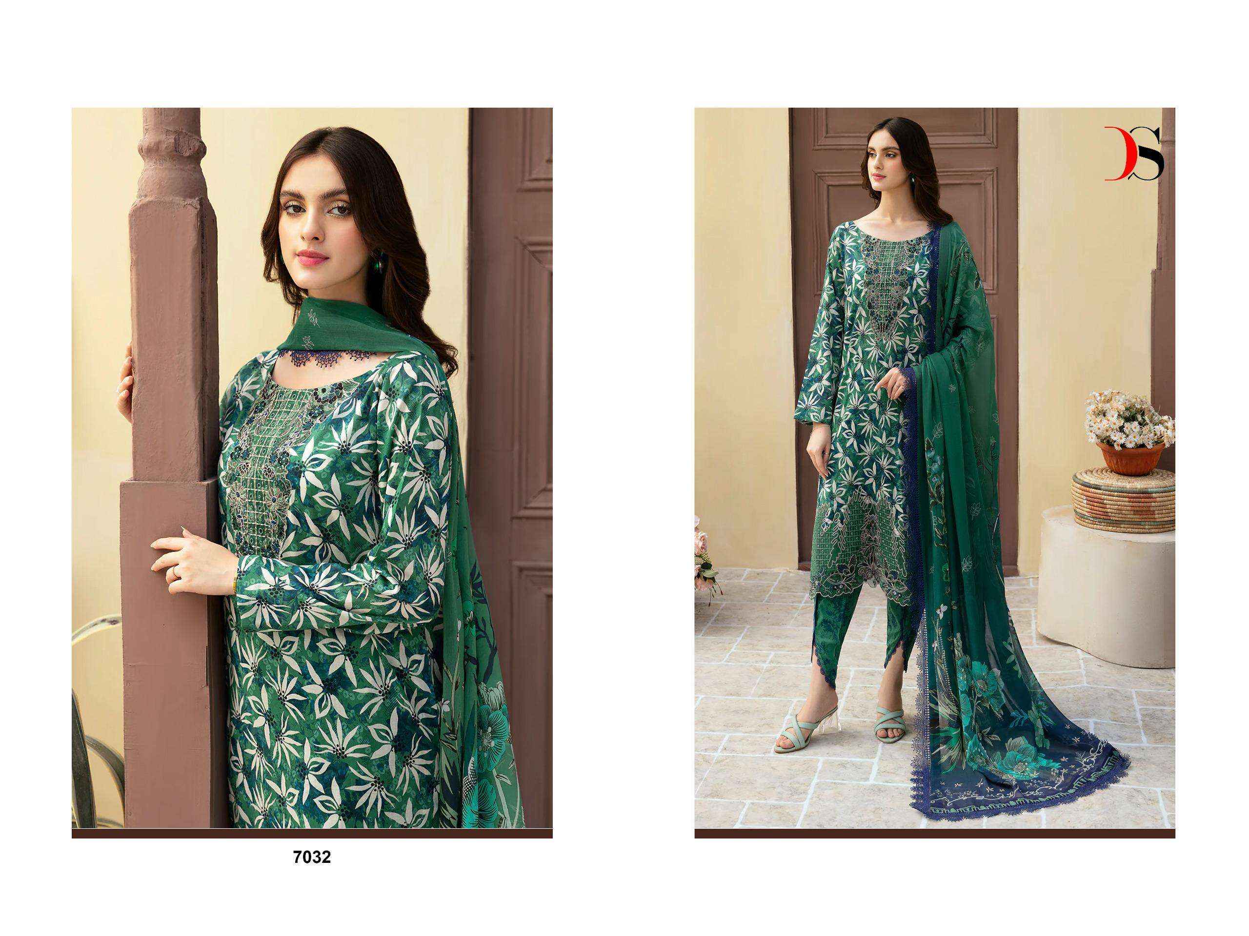 DEEPSY SUITS RAMSHA RUNGREZ LUXURY LAWN 24 VOL 3 COTTON DESIGNER SUIT ( 6 pcs catalog )