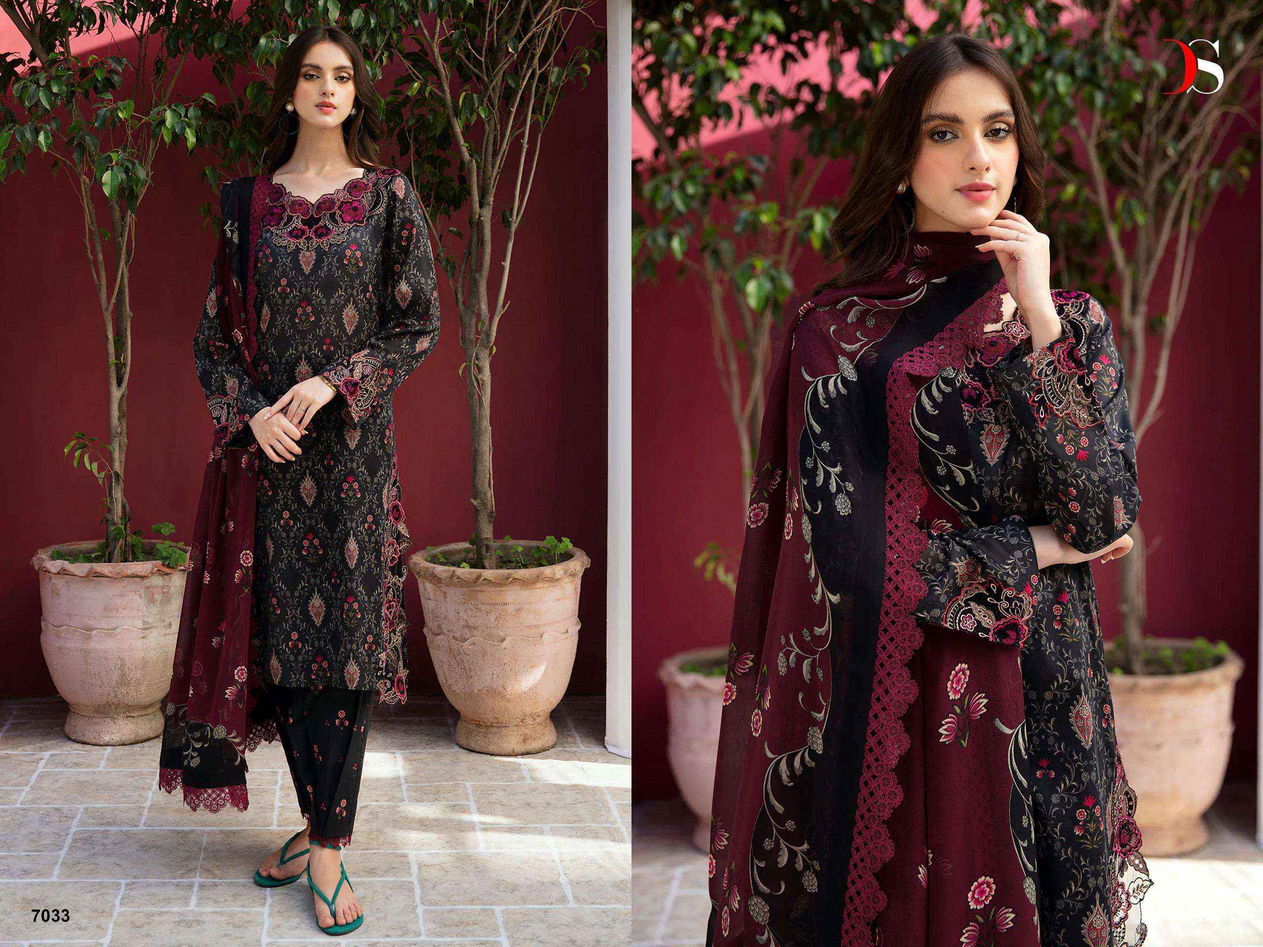 DEEPSY SUITS RAMSHA RUNGREZ LUXURY LAWN 24 VOL 3 COTTON DESIGNER SUIT ( 6 pcs catalog )