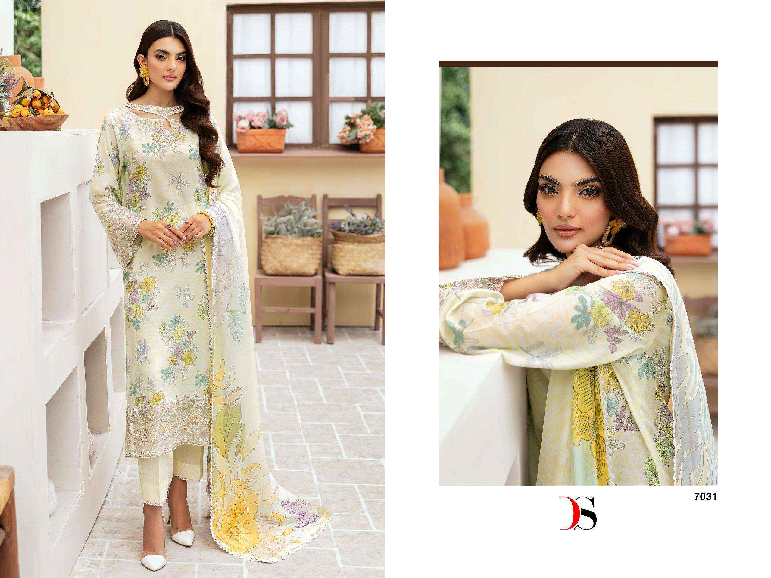 DEEPSY SUITS RAMSHA RUNGREZ LUXURY LAWN 24 VOL 3 COTTON DESIGNER SUIT ( 6 pcs catalog )