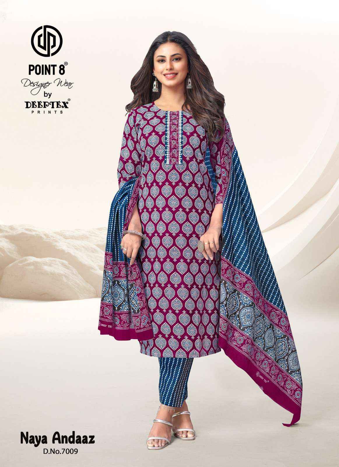 Deeptex Naya Andaaz Vol 7 Readymade Designer Suits ( 10 Pcs Catalog )