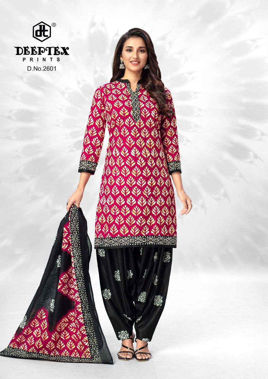 DEEPTEX PRINTS BATIK PLUS VOL 26 COTTON SALWAR SUIT ( 10 pcs catalog )