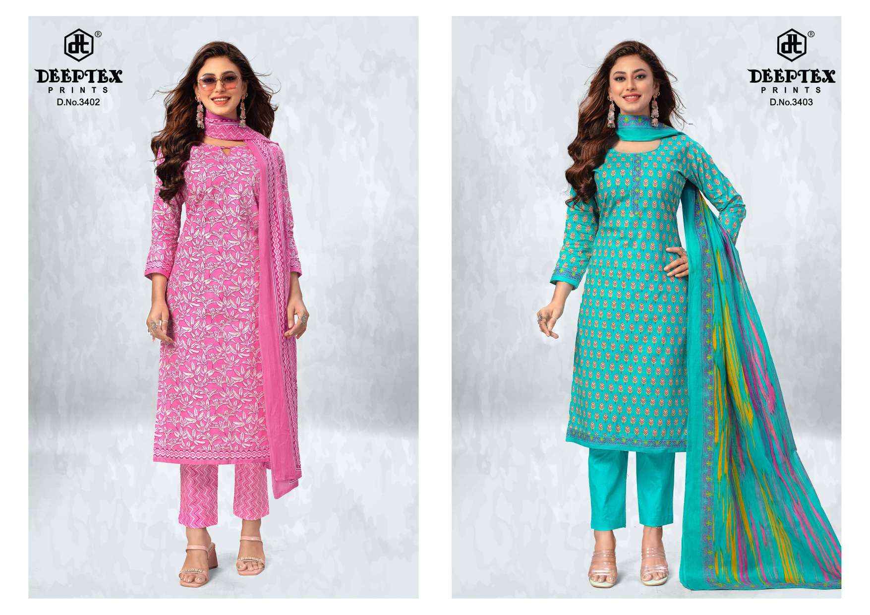 DEEPTEX PRINTS CHIEF GUEST VOL 34 COTTON PRINT SALWAR SUIT ( 15 PCS CATALOG )