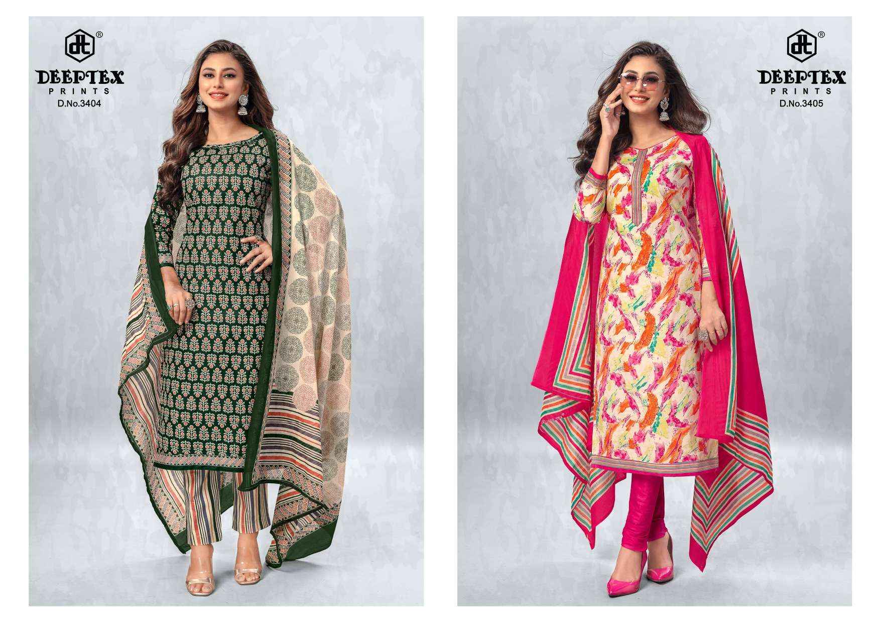 DEEPTEX PRINTS CHIEF GUEST VOL 34 COTTON PRINT SALWAR SUIT ( 15 PCS CATALOG )