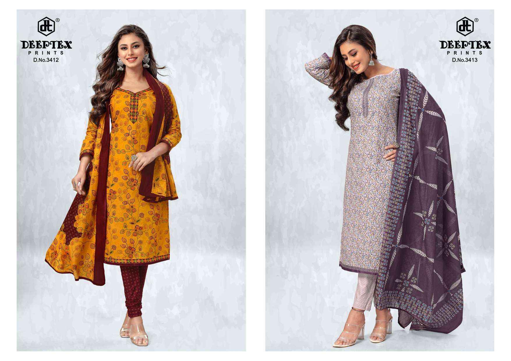 DEEPTEX PRINTS CHIEF GUEST VOL 34 COTTON PRINT SALWAR SUIT ( 15 PCS CATALOG )