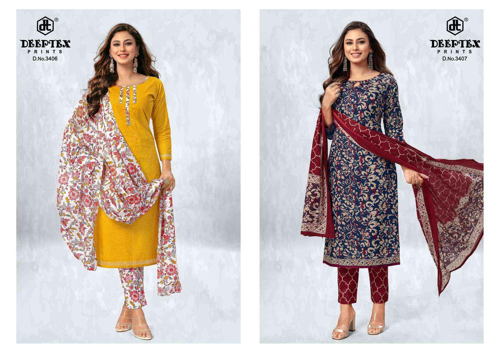 DEEPTEX PRINTS CHIEF GUEST VOL 34 COTTON  SALWAR SUIT ( 15 pcs catalog )