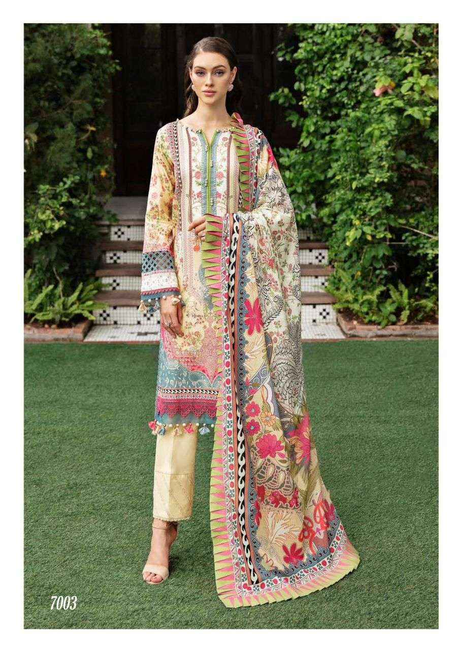 JADE CRIMSON EXCLUSIVE HEAVY LAWN COLLECTION VOL 7 COTTON SALWAR SUIT ( 6 PCS CATALOG )