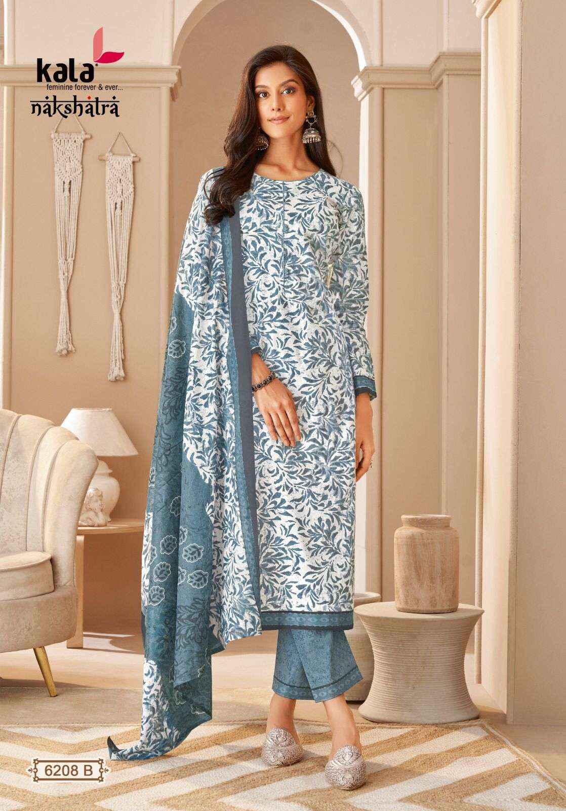 KALA FASHION NAKSHATRA VOL 2 COTTON SALWAR KAMEEZ ( 12 PCS CATALOG )