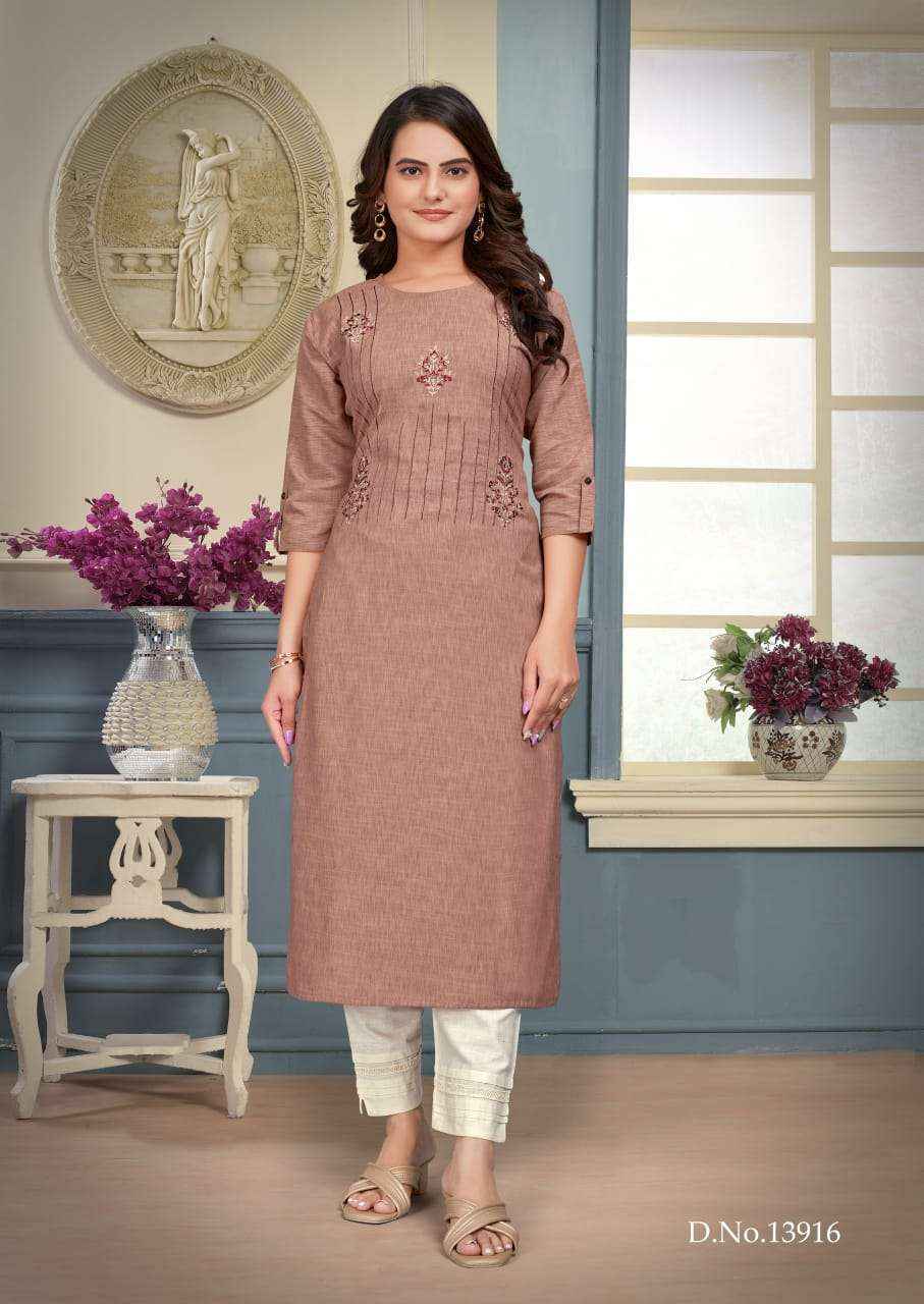 KALAROOP KAJREE FASHION KIRTI STYLE LADIES KURTI ( 6 PCS CATALOG )