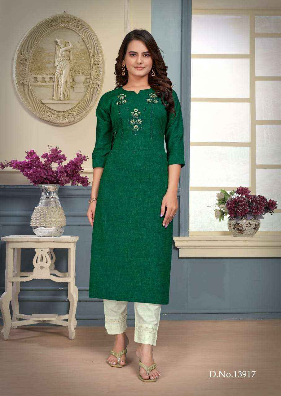 KALAROOP KAJREE FASHION KIRTI STYLE LADIES KURTI ( 6 PCS CATALOG )