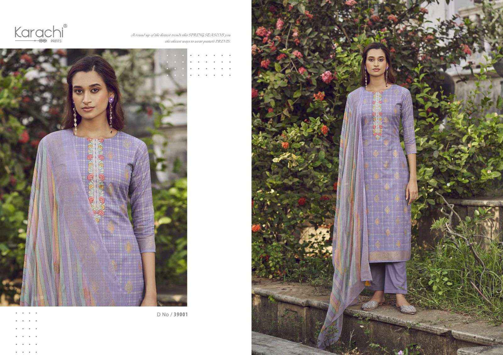 KARACHI PRINTS MAAHI LAWN COTTON PRINT SUITS ( 6 PCS CATALOG )