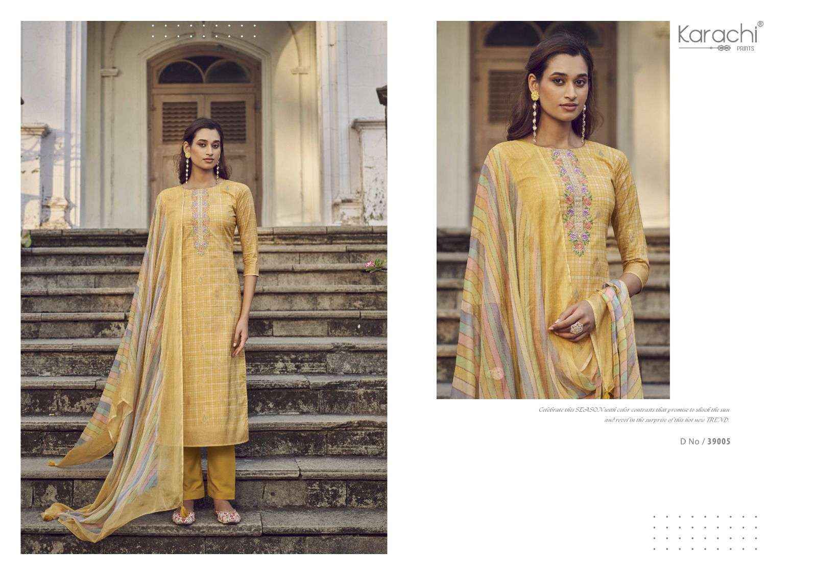 KARACHI PRINTS MAAHI LAWN COTTON PRINT SUITS ( 6 PCS CATALOG )