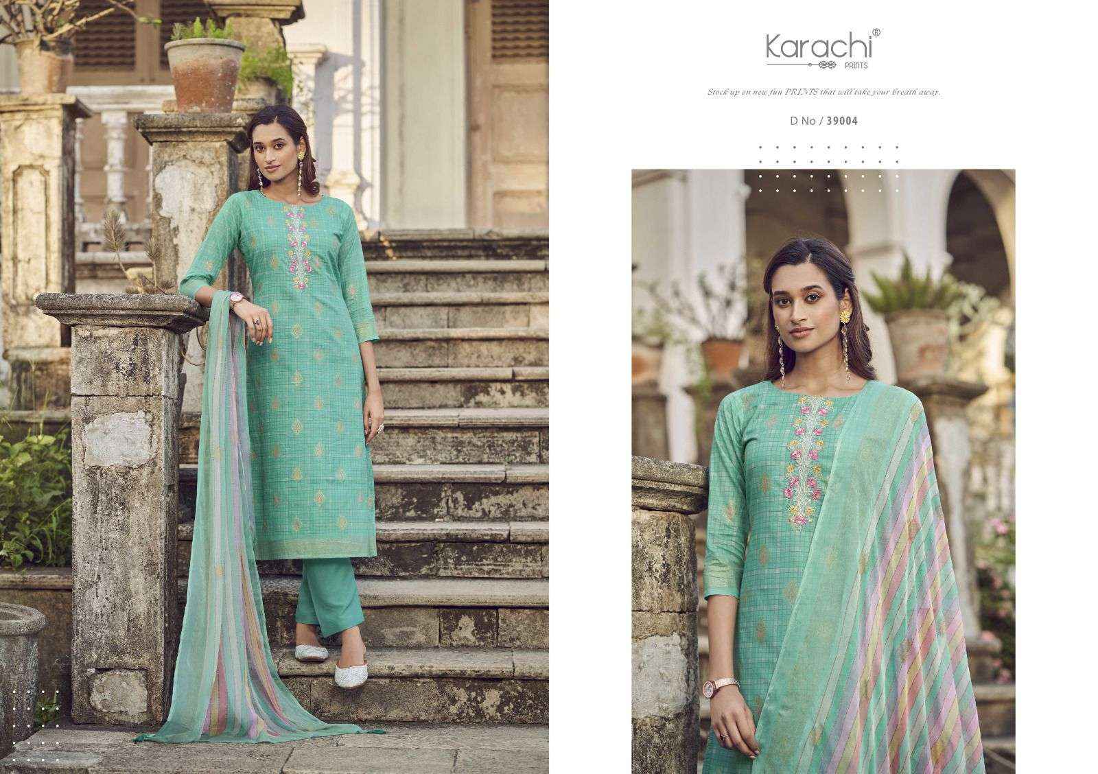 KARACHI PRINTS MAAHI LAWN COTTON PRINT SUITS ( 6 PCS CATALOG )