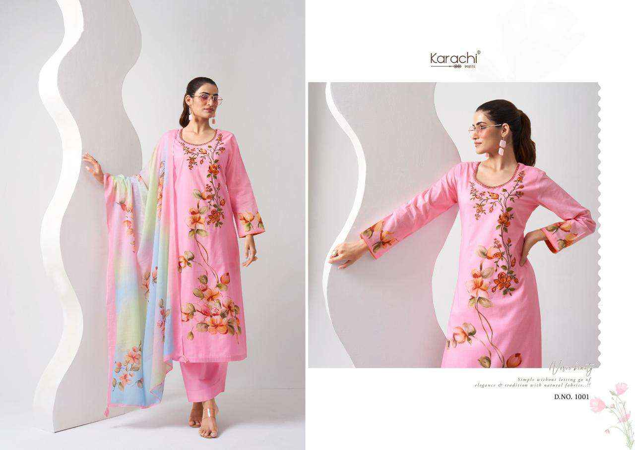 KESAR KARACHI PRINTS DREAMS LAWN COTTON SALWAR KAMEEZ ( 6 PCS CATALOG )