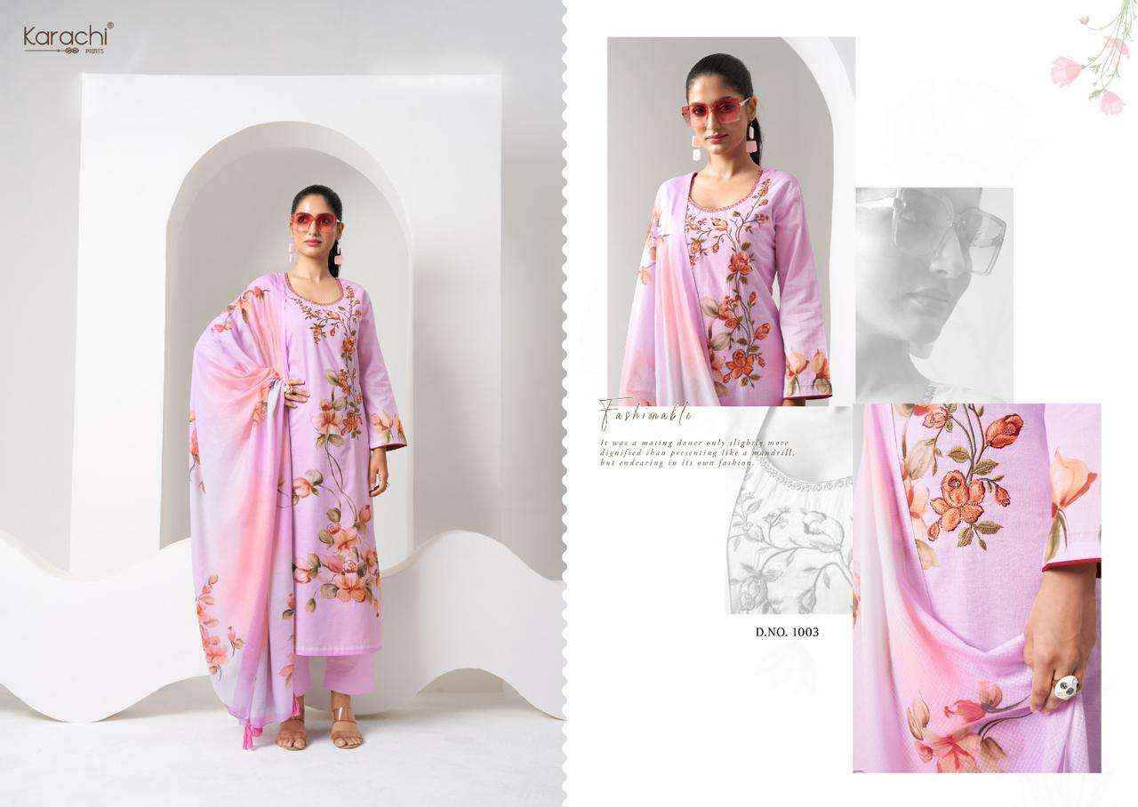 KESAR KARACHI PRINTS DREAMS LAWN COTTON SALWAR KAMEEZ ( 6 PCS CATALOG )