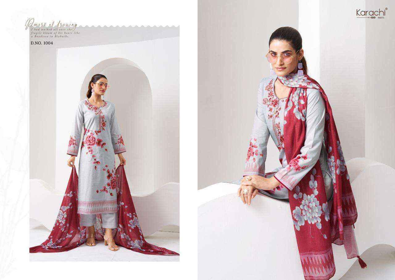 KESAR KARACHI PRINTS DREAMS LAWN COTTON SALWAR KAMEEZ ( 6 PCS CATALOG )