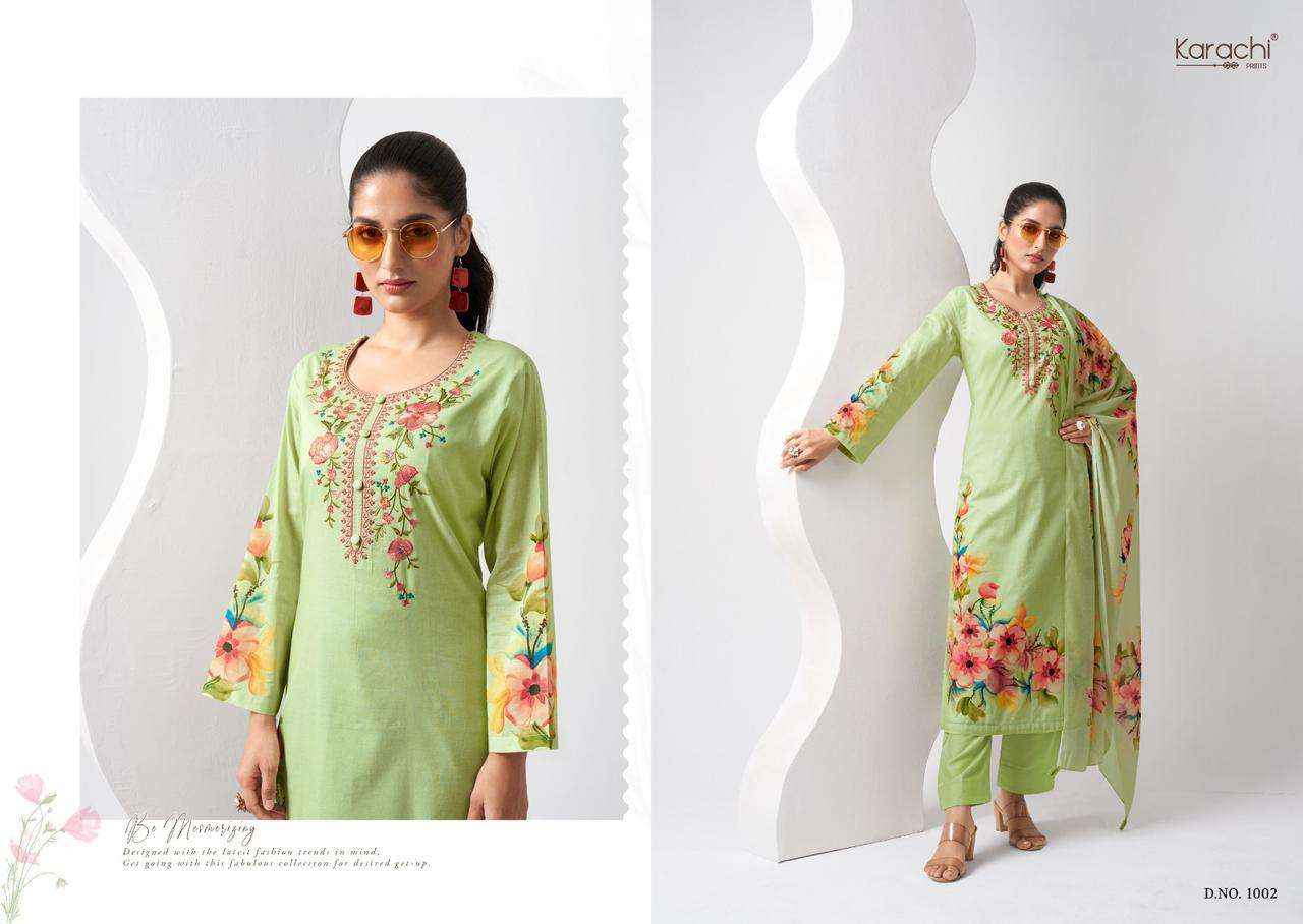 KESAR KARACHI PRINTS DREAMS LAWN COTTON SALWAR KAMEEZ ( 6 PCS CATALOG )