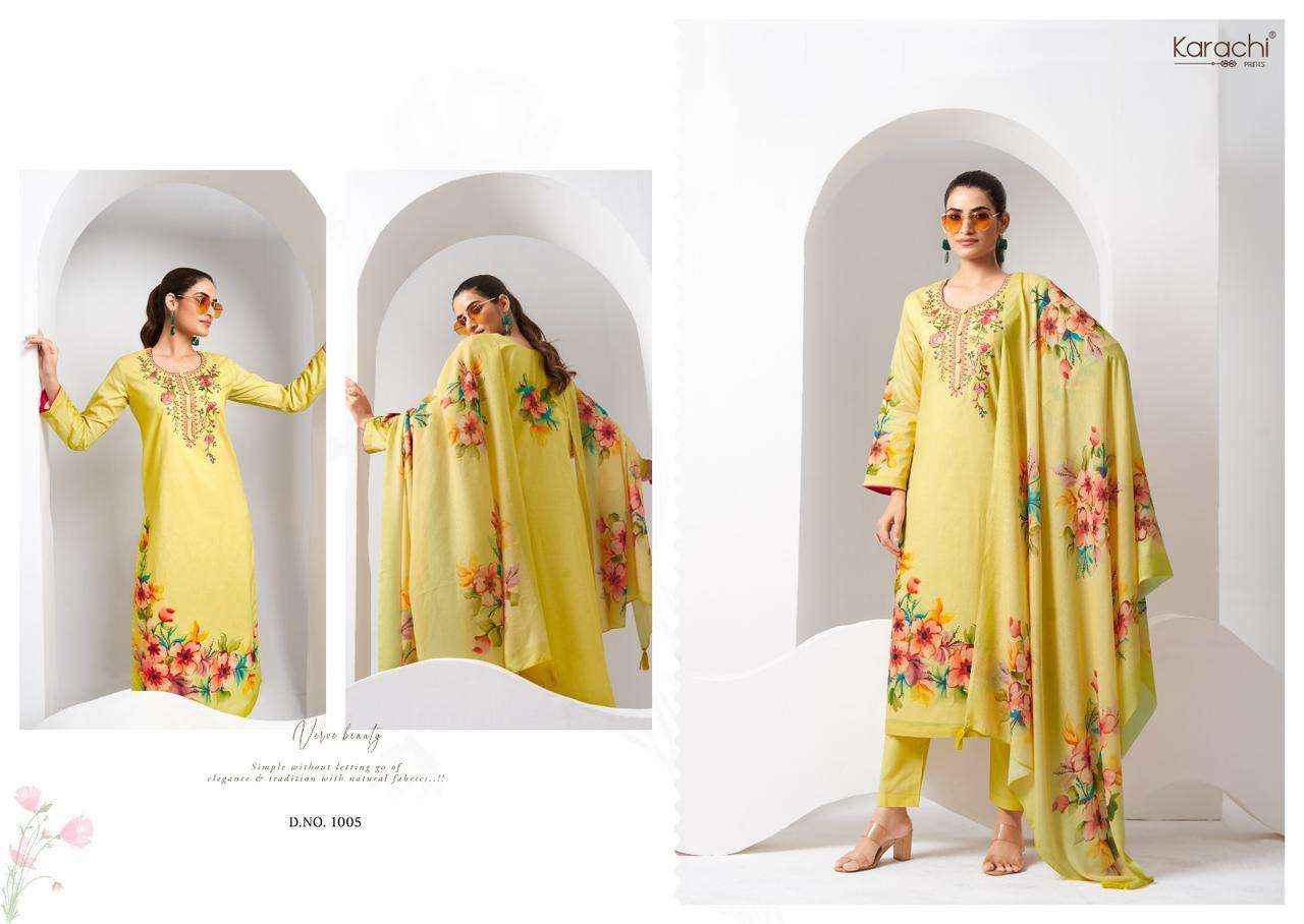 KESAR KARACHI PRINTS DREAMS LAWN COTTON SALWAR KAMEEZ ( 6 PCS CATALOG )