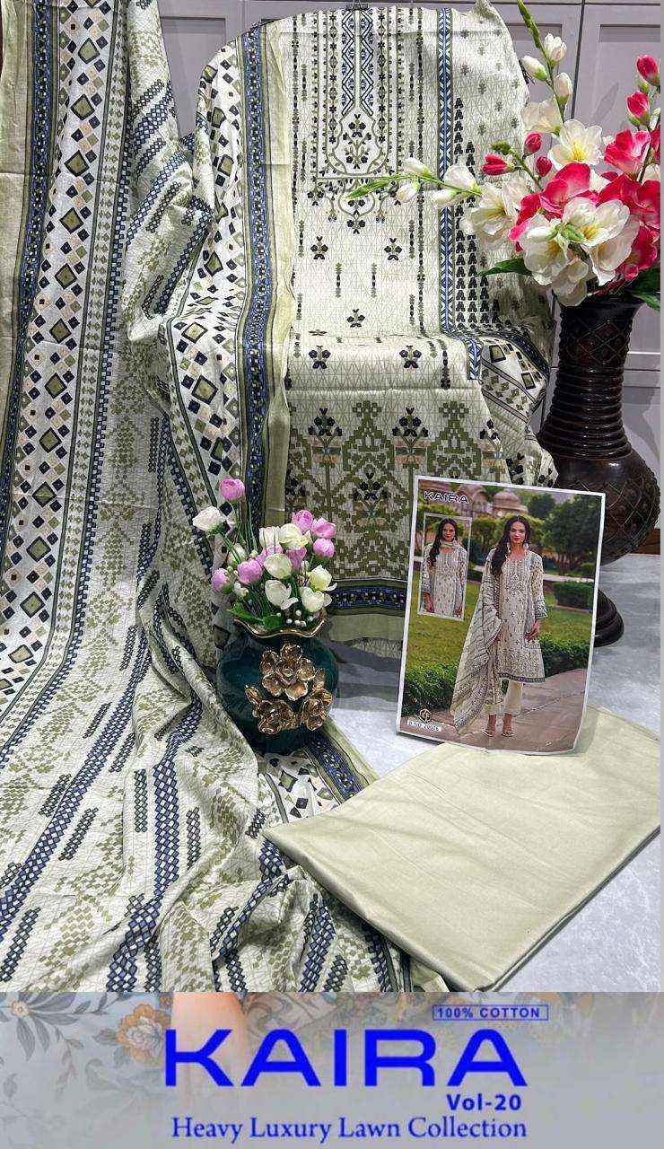 KEVAL FAB KAIRA VOL 20 COTTON DIGITAL PRINTS SUIT ( 6 PCS CATALOG )