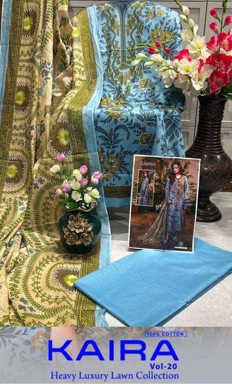 KEVAL FAB KAIRA VOL 20 COTTON DIGITAL PRINTS SUIT ( 6 PCS CATALOG )