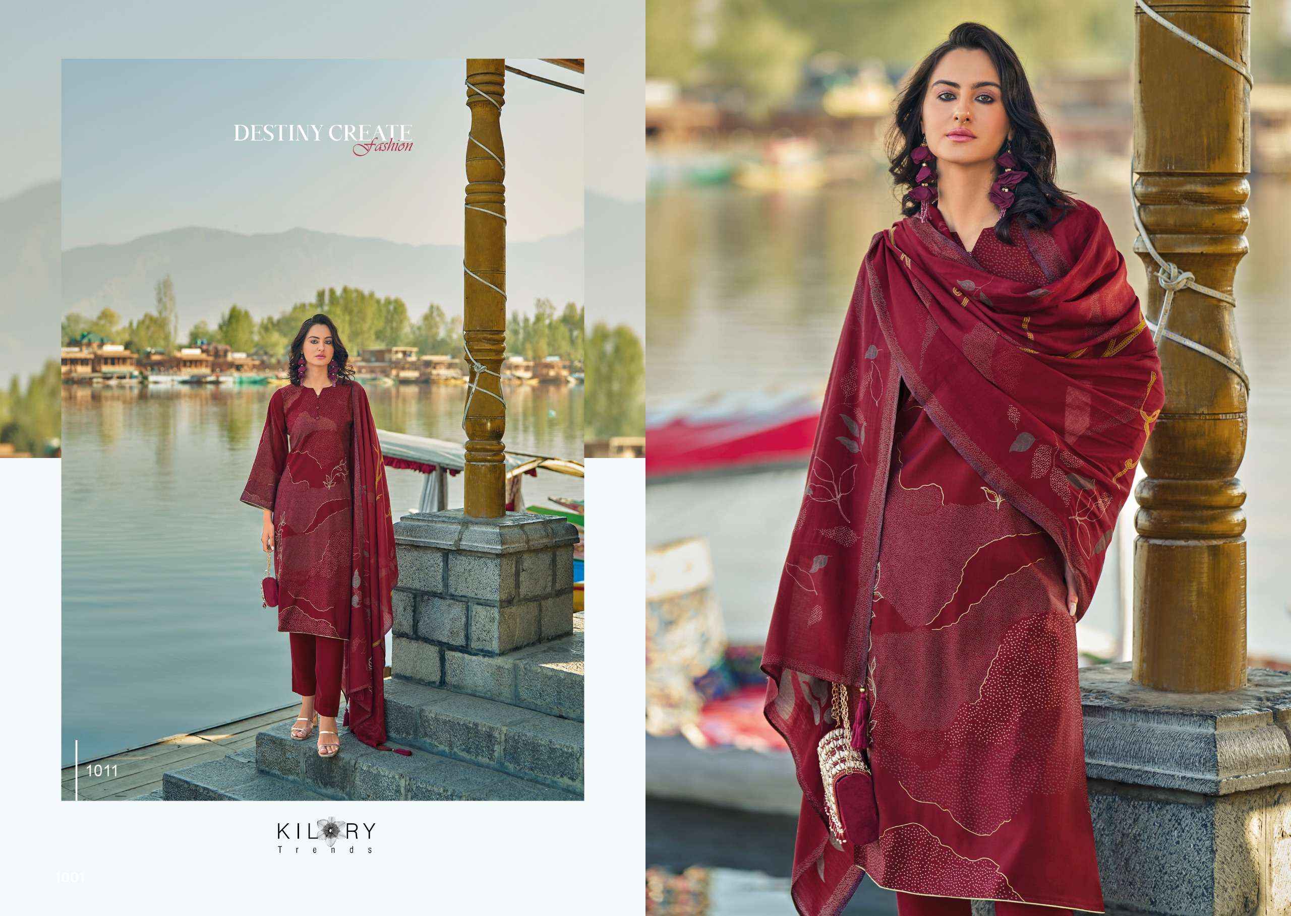 KILORY TRENDZ ZAINAB VISCOSE FANCY EMBROIDERY SUIT ( 8 PCS CATALOG )