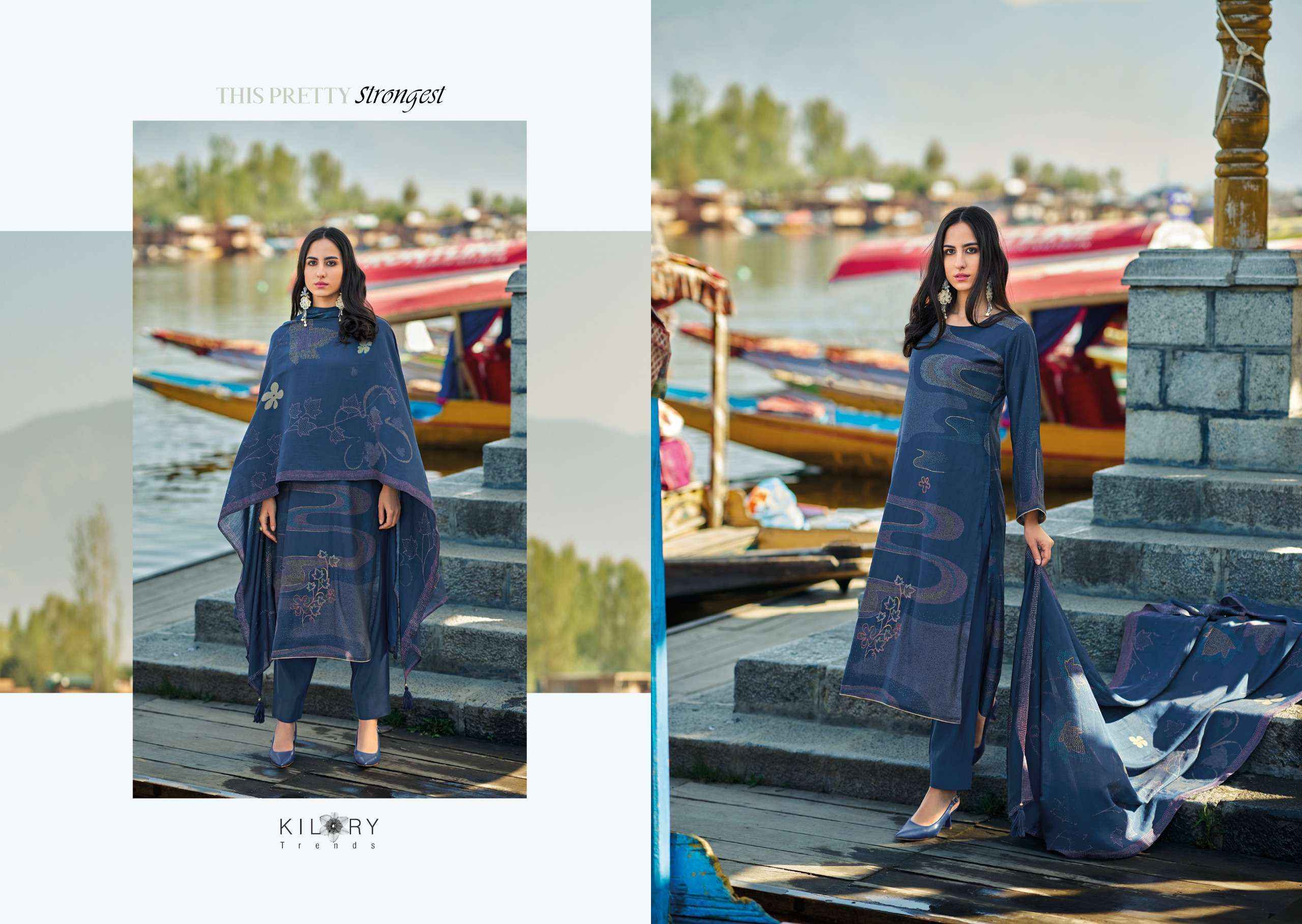 KILORY TRENDZ ZAINAB VISCOSE FANCY EMBROIDERY SUIT ( 8 PCS CATALOG )