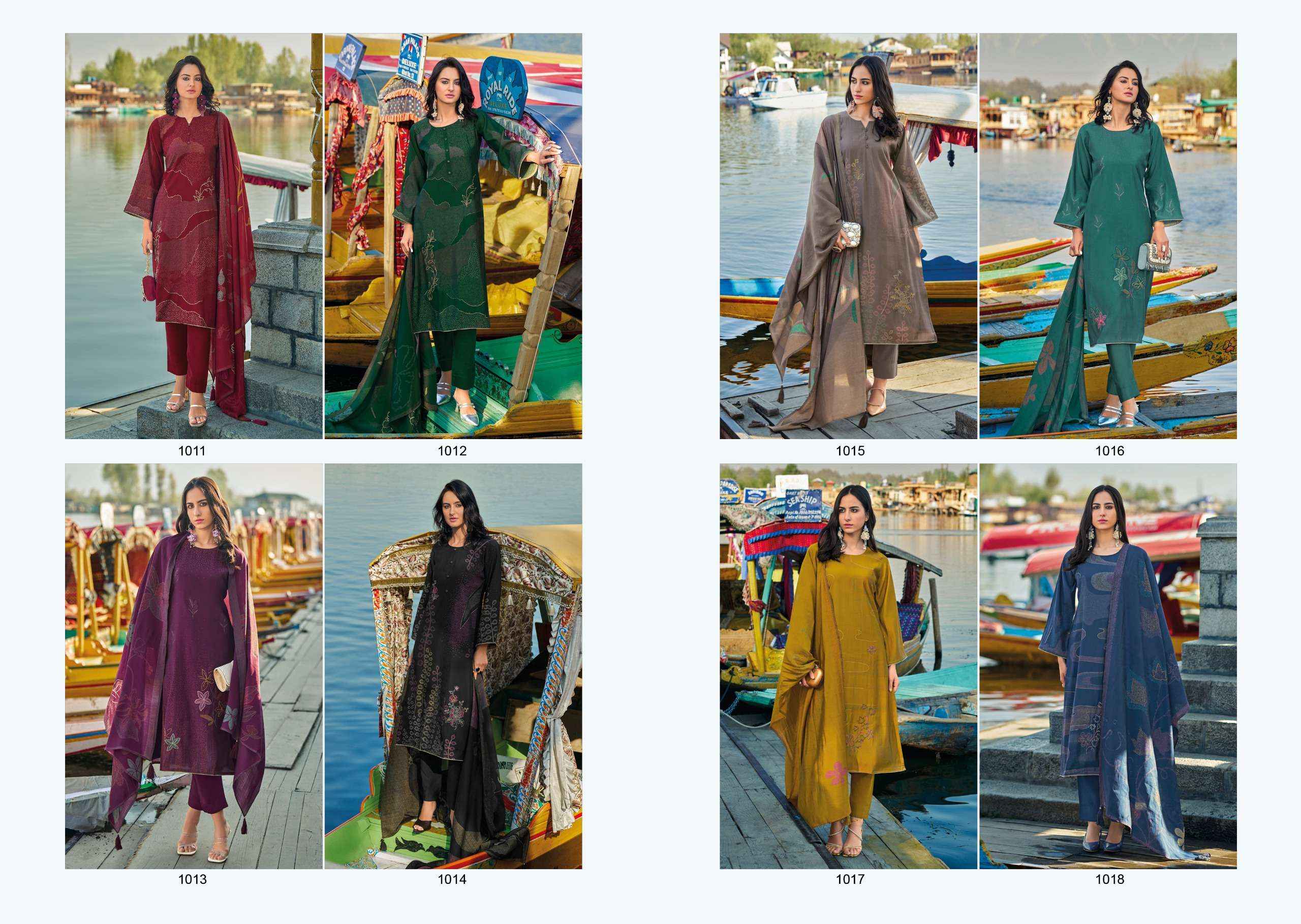 KILORY TRENDZ ZAINAB VISCOSE FANCY EMBROIDERY SUIT ( 8 PCS CATALOG )